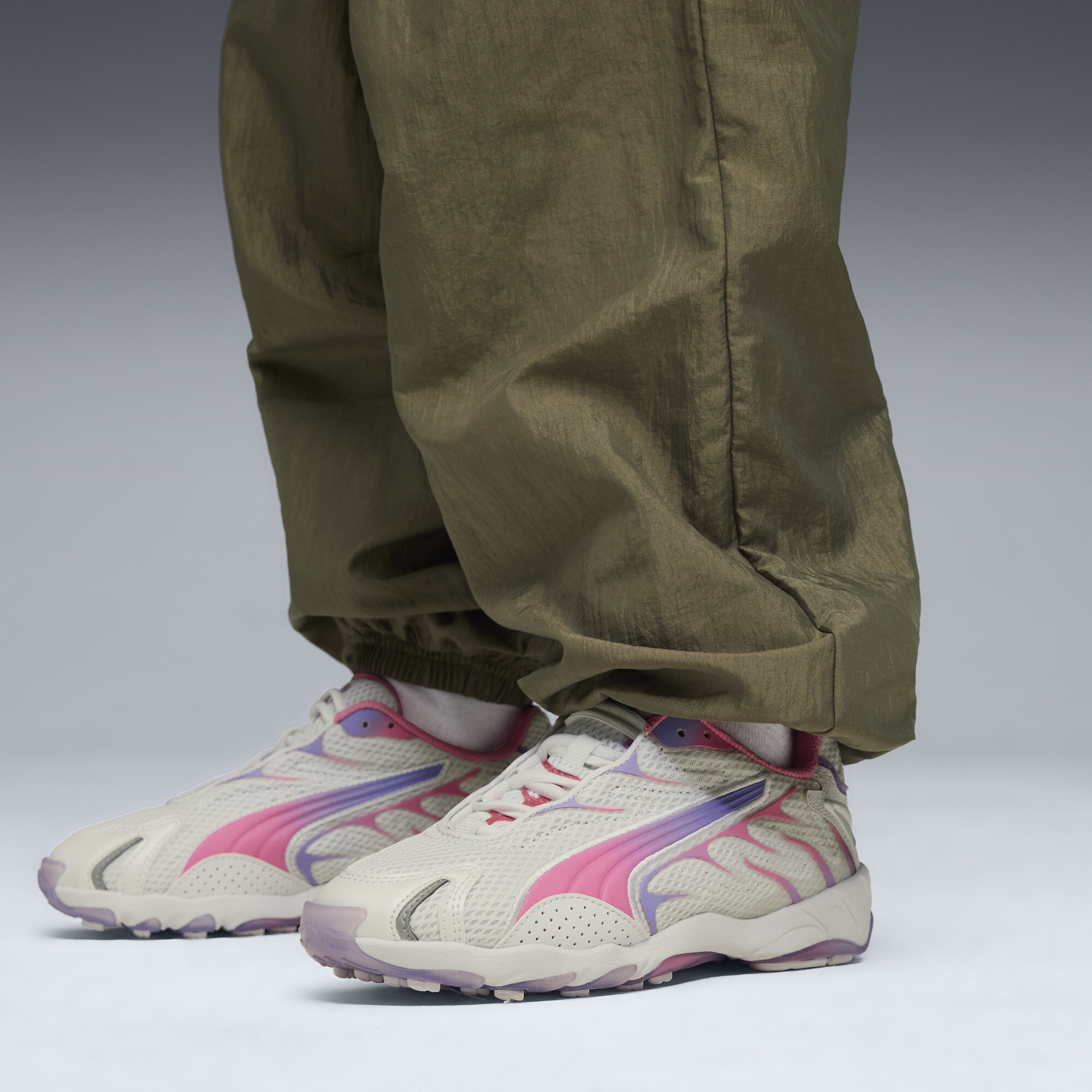 PUMA Inhale sneakers, Roze/Wit, Maat 35,5 thumbnail 8