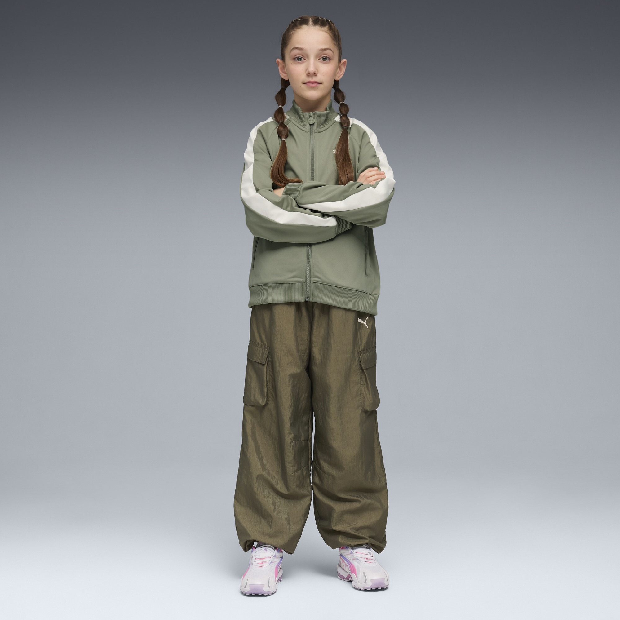 PUMA Inhale sneakers, Roze/Wit, Maat 35,5 thumbnail 7