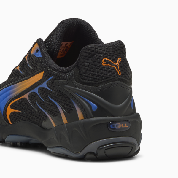 Inhale Sneakers Youth, PUMA Black-Orange Glo, large-ZAF