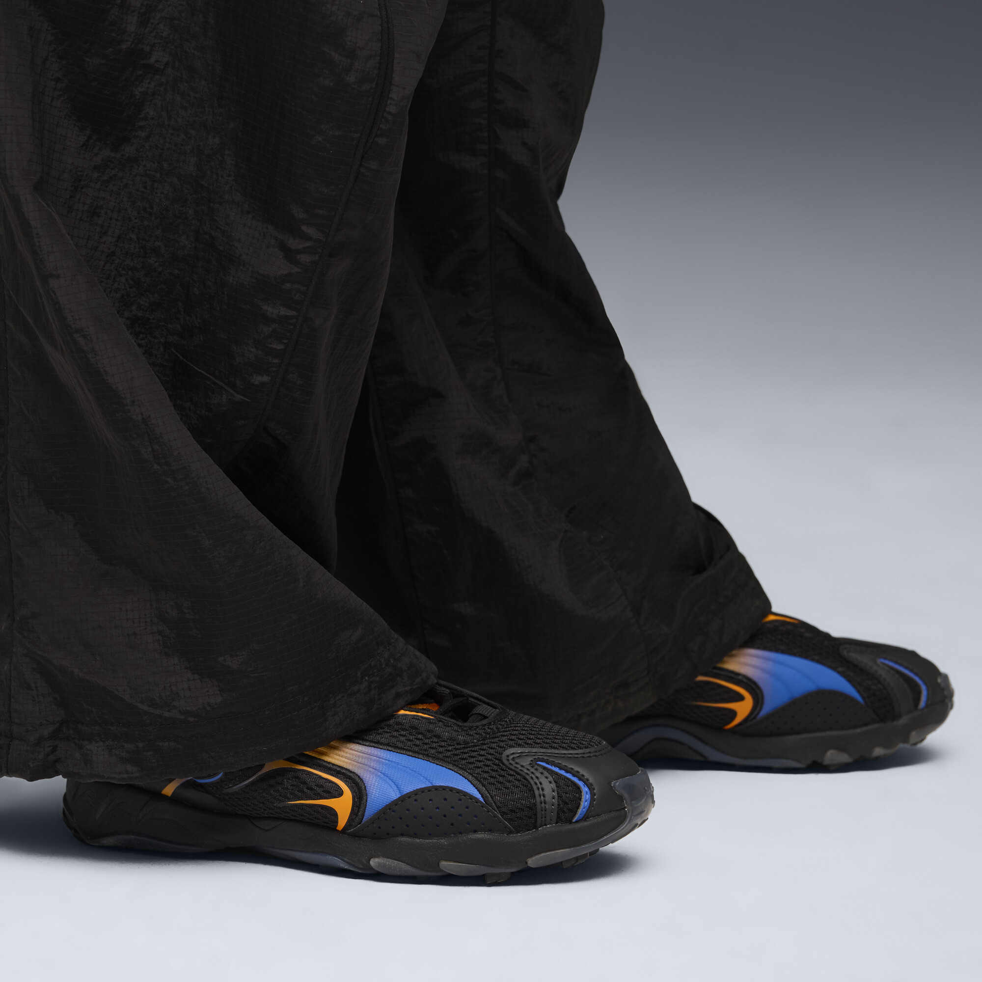 PUMA Inhale sneakers, Zwart/Oranje, Maat 35,5 thumbnail 8