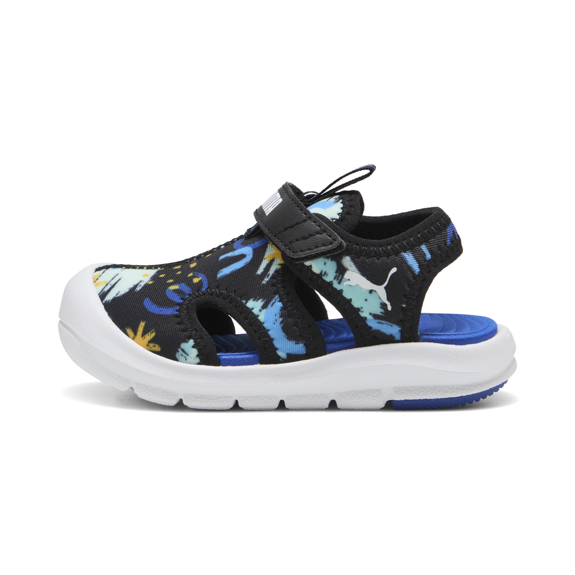 Puma Fun Racer Sandalen Baby | Black/Vivid Blue | Größe: 23