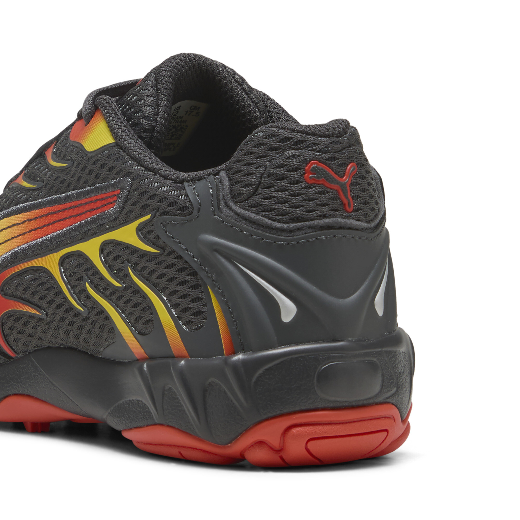 PUMA Inhale sneakers, Grijs/Geel, Maat 33 thumbnail 5