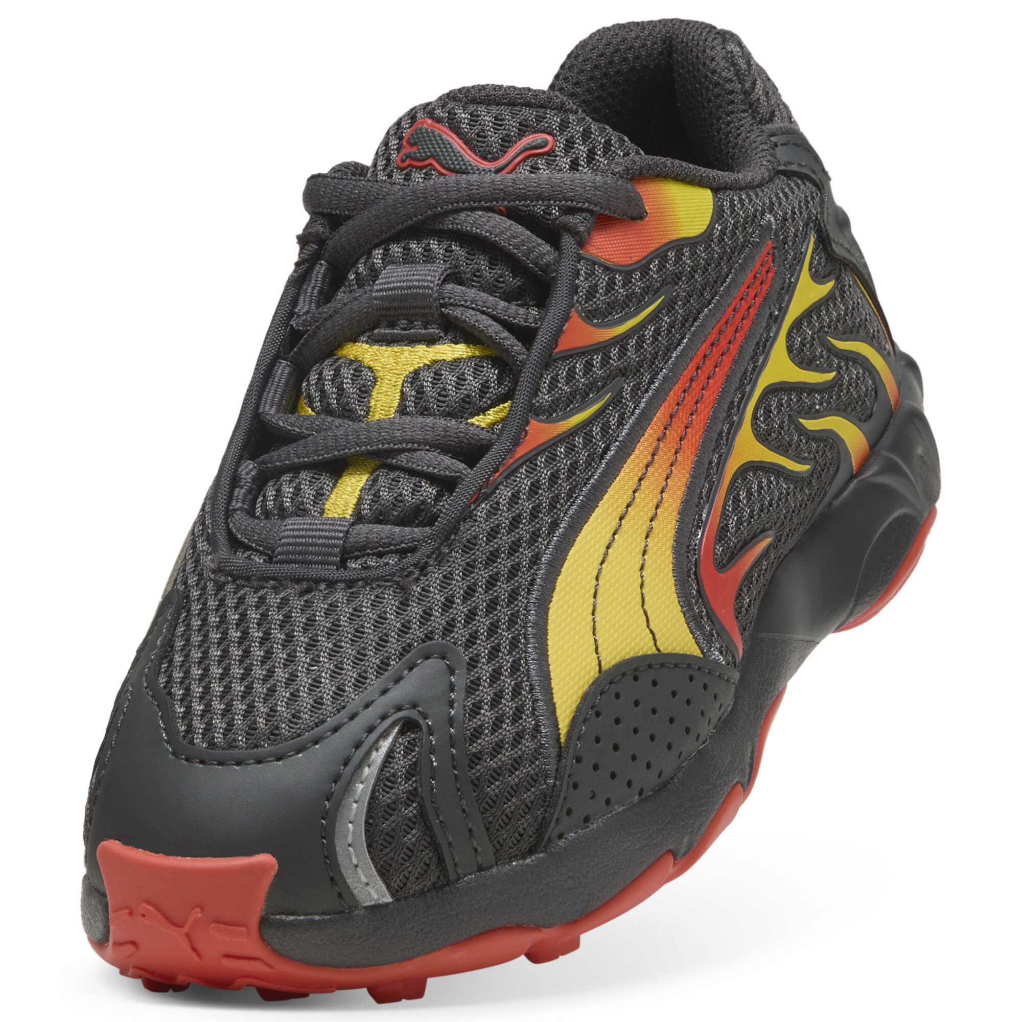 PUMA Inhale sneakers, Grijs/Geel, Maat 33 thumbnail 2