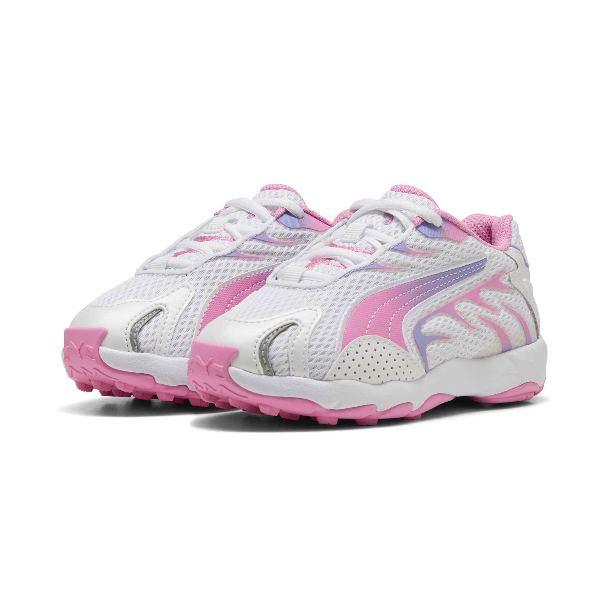 PUMA Inhale sneakers, Roze/Wit, Maat 33 thumbnail 6