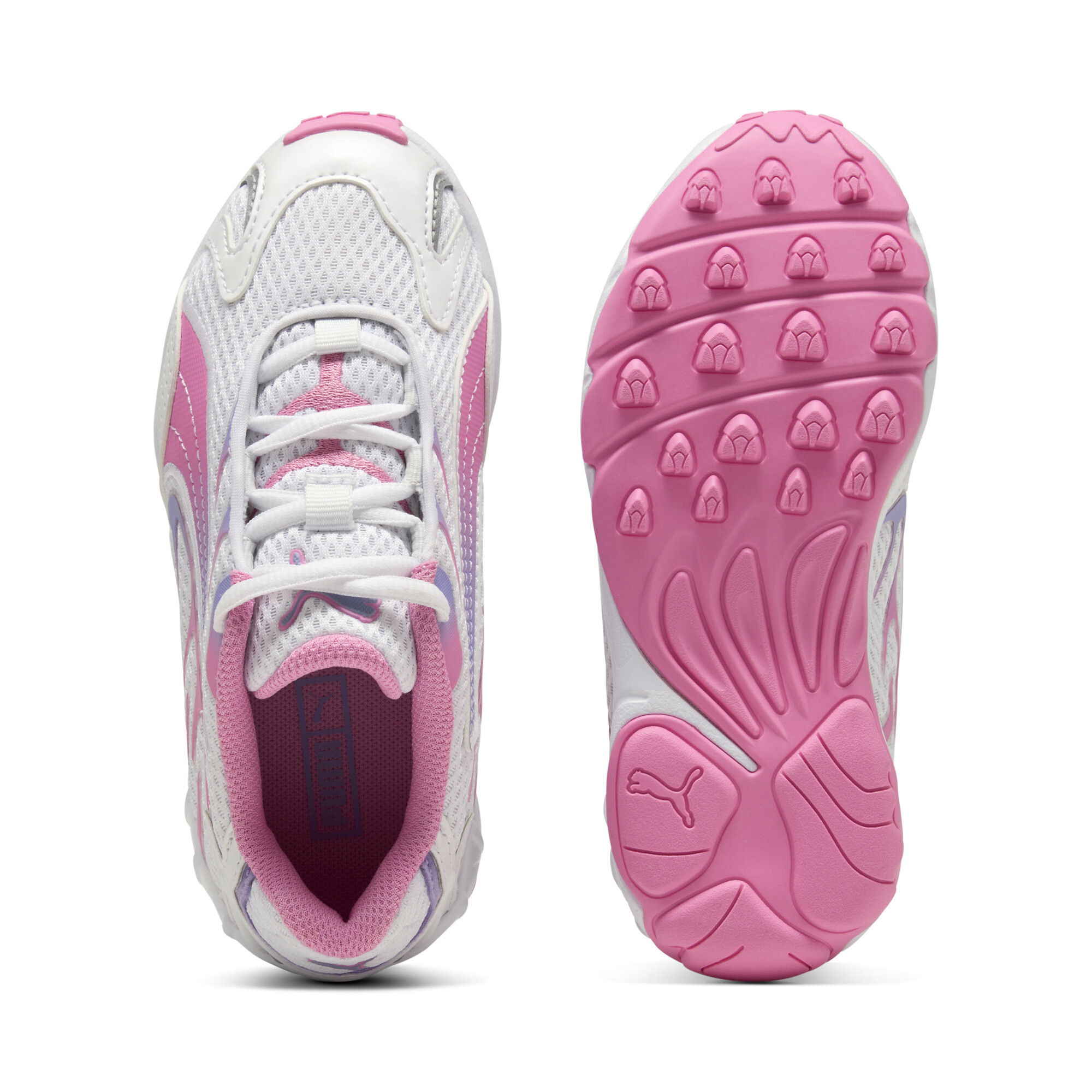 PUMA Inhale sneakers, Roze/Wit, Maat 33 thumbnail 4