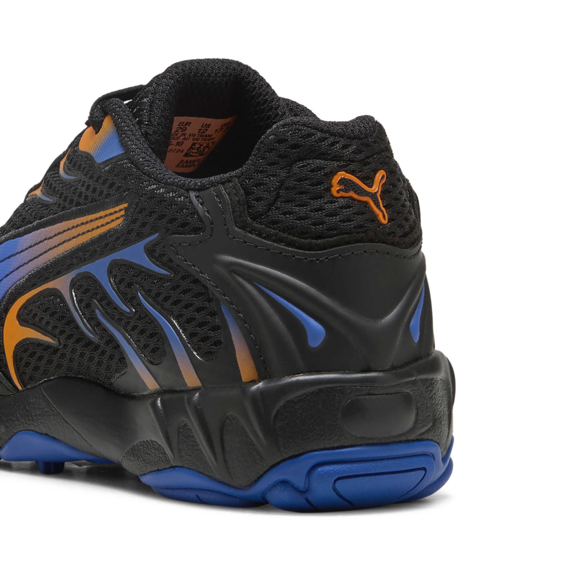 PUMA Inhale sneakers, Zwart/Oranje, Maat 32,5 thumbnail 5