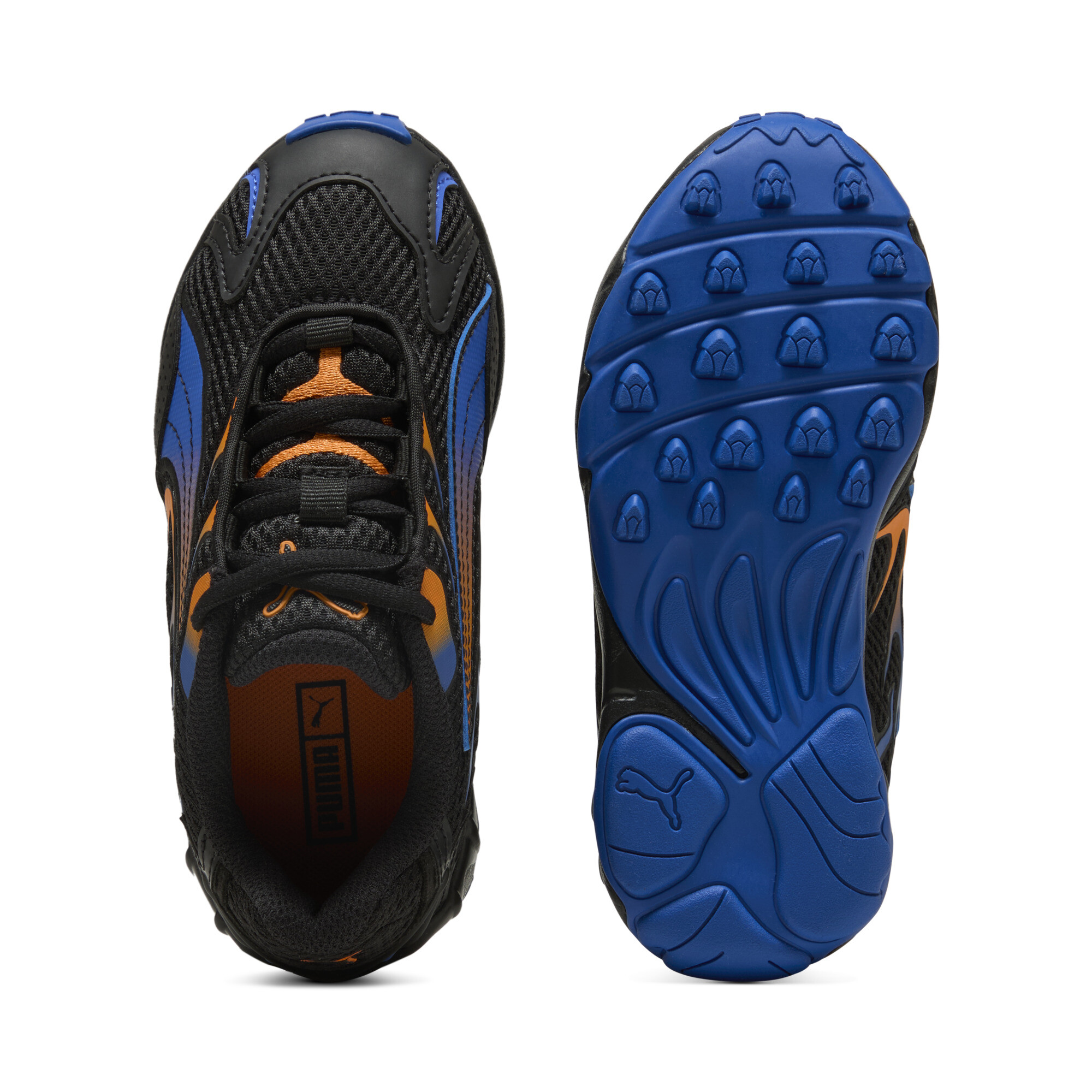 PUMA Inhale sneakers, Zwart/Oranje, Maat 32,5 thumbnail 4