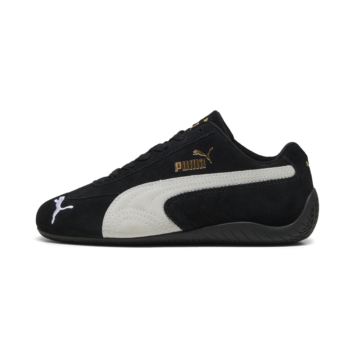 Speedcat Sneakers Youth in Black/White by PUMA, UK 3