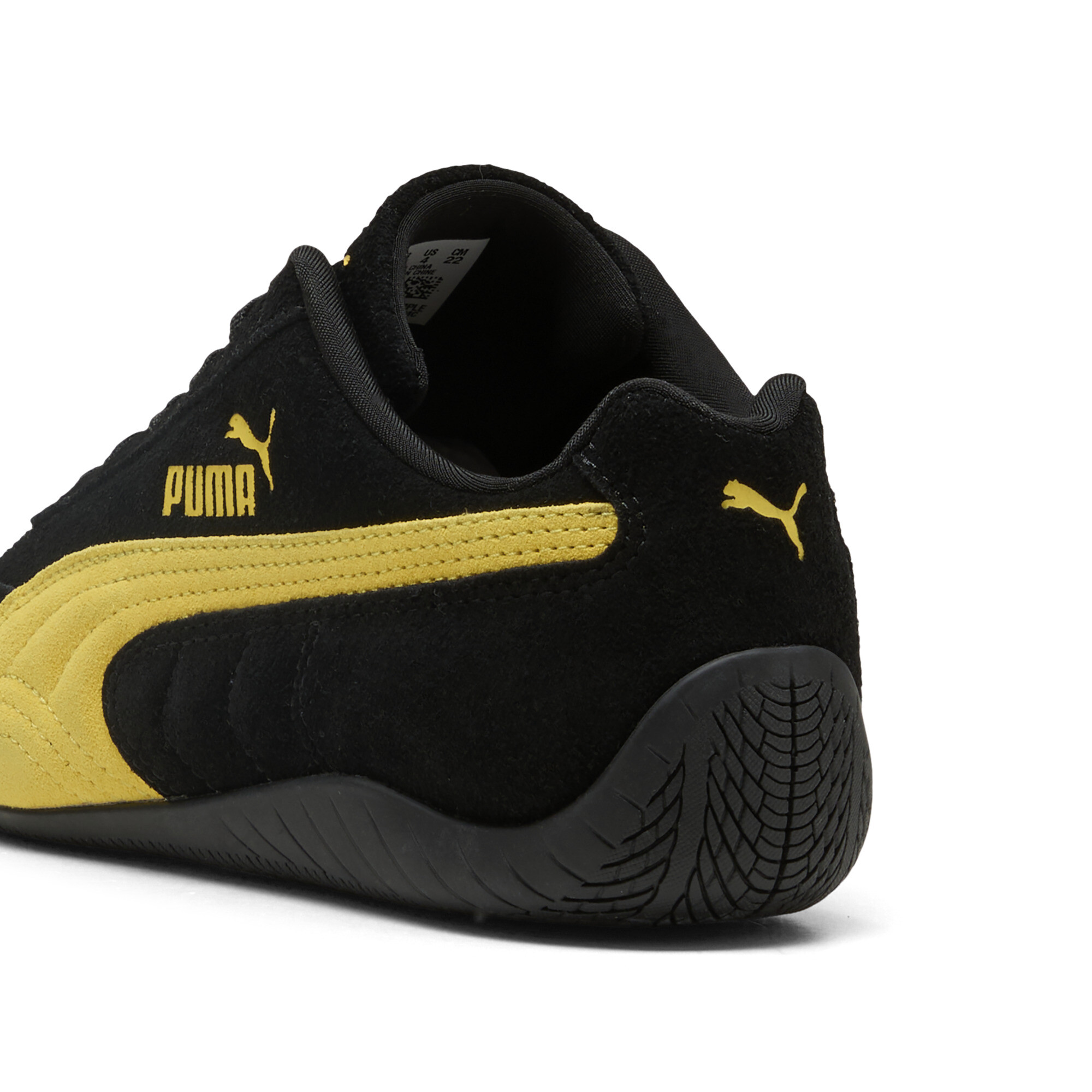 PUMA Speedcat sneakers, Zwart/Geel, Maat 37,5 thumbnail 5