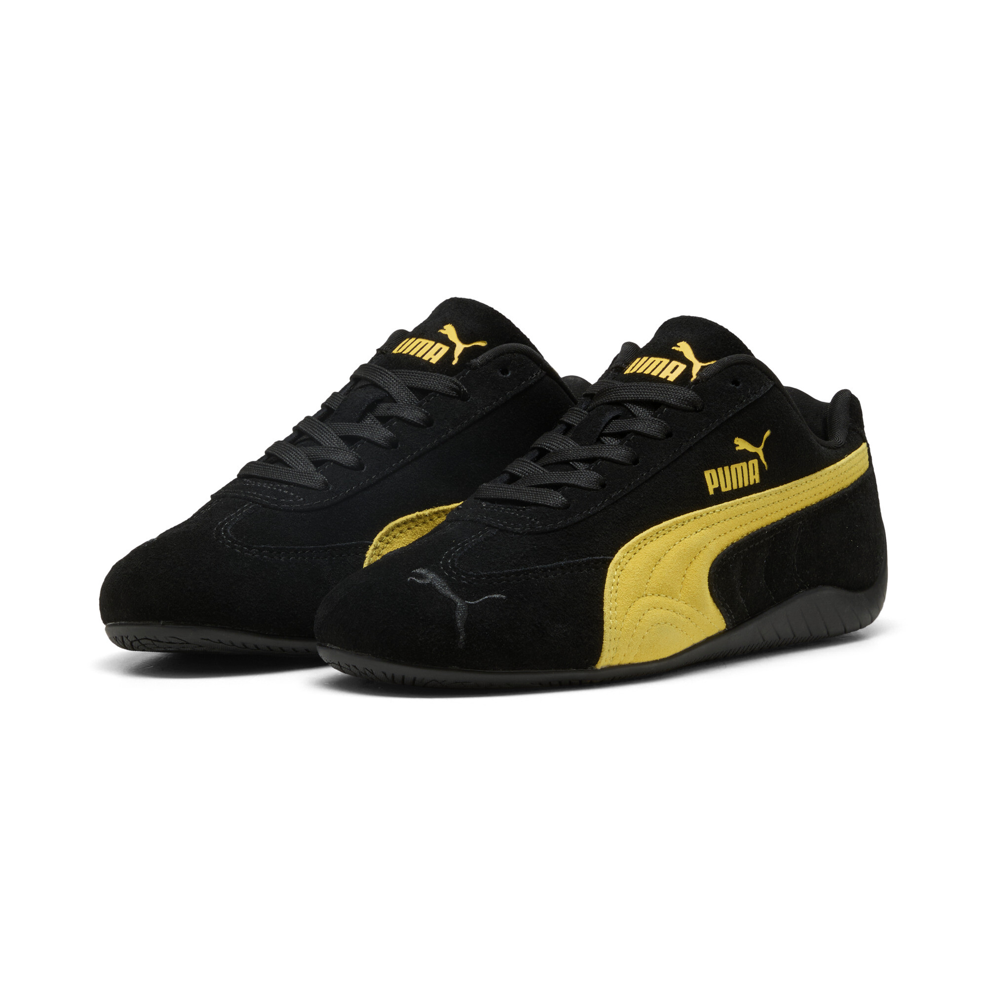 PUMA Speedcat sneakers, Zwart/Geel, Maat 37,5 thumbnail 6