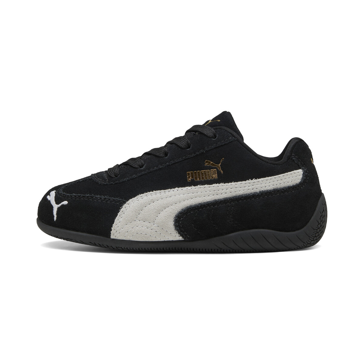 Speedcat Sneakers Kids in Black/White by PUMA, UK 10
