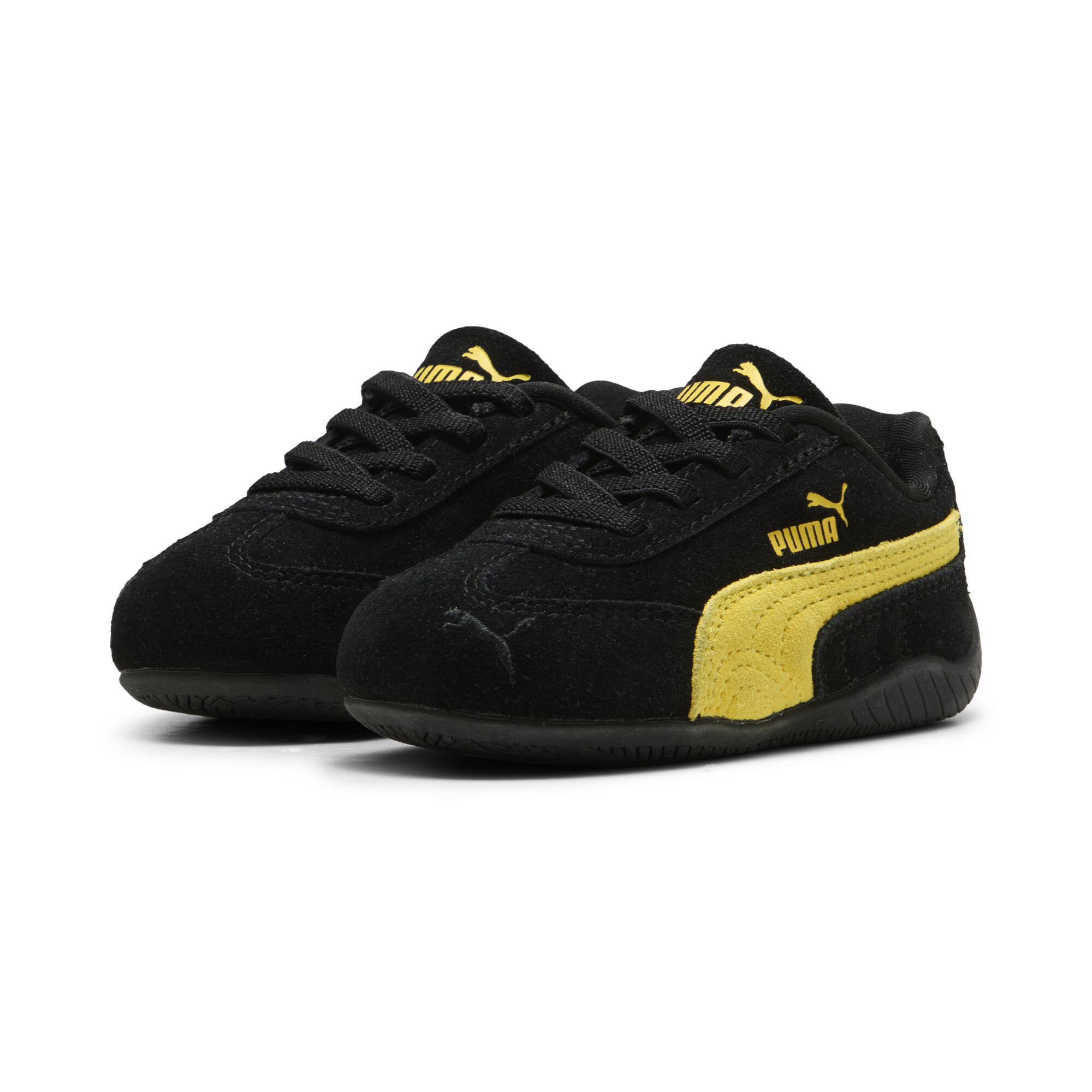 PUMA Speedcat sneakers, Zwart/Geel, Maat 24 thumbnail 6
