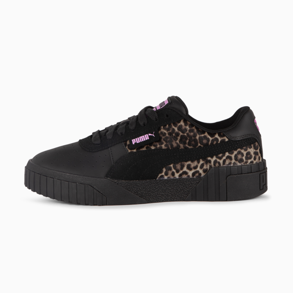 Zapatillas Cali Animal Print OG para mujer, PUMA Black-Mauve Pop, large-ARG