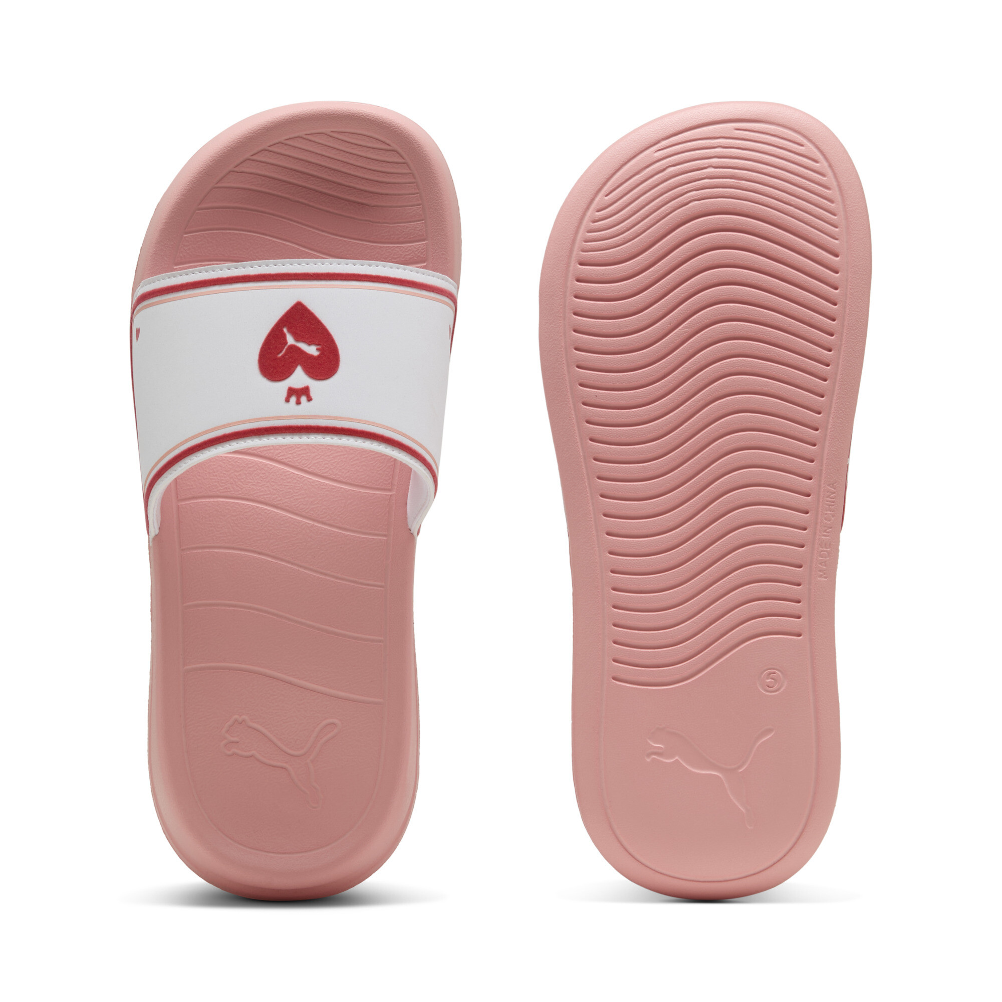 Puma Popcat 20 Idylle Slides Damen | White/Red/Pink Fruit | Größe: 37