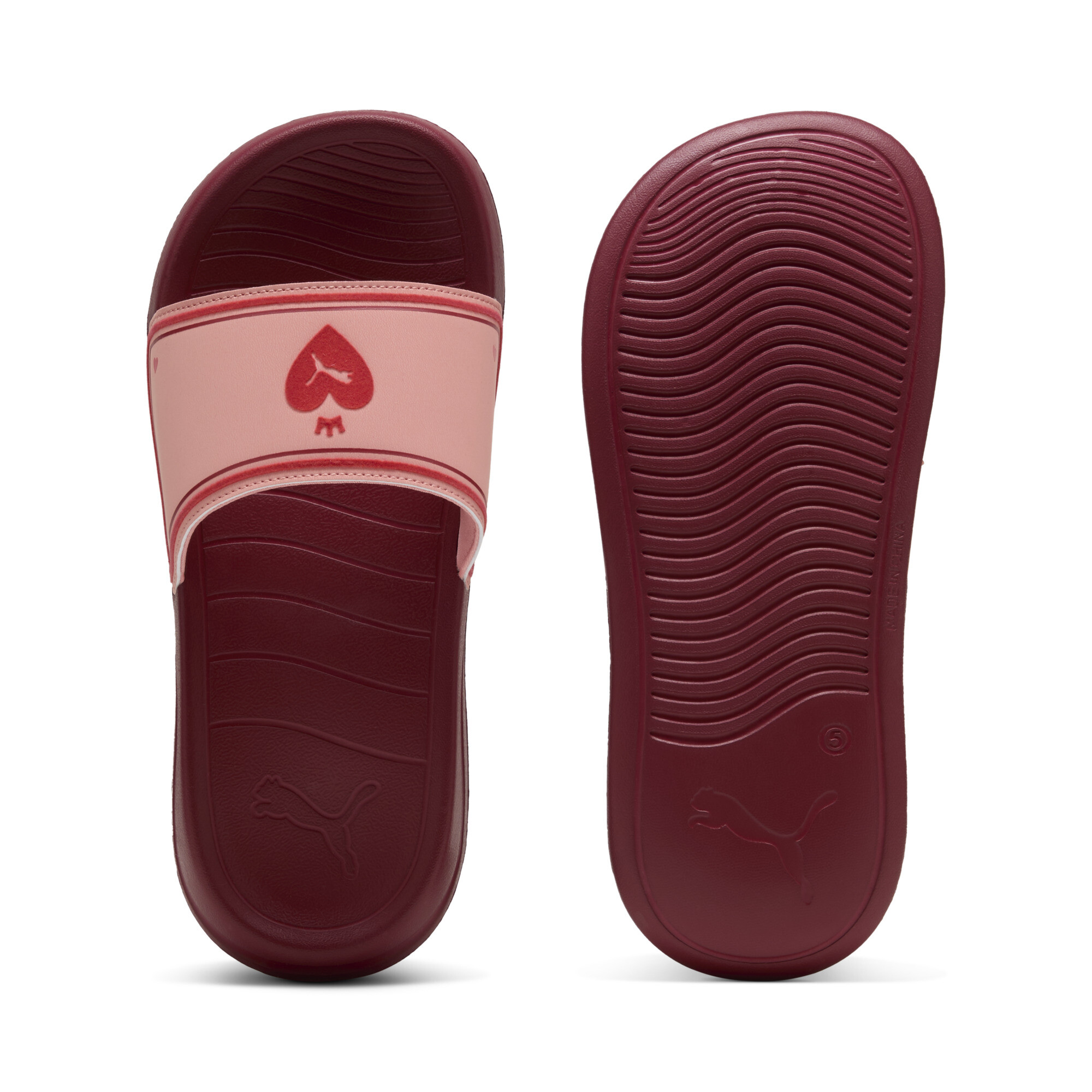 Puma Popcat 20 Idylle Slides Damen | Pink Fruit/Peach Frost/Dark Crimson | Größe: 39