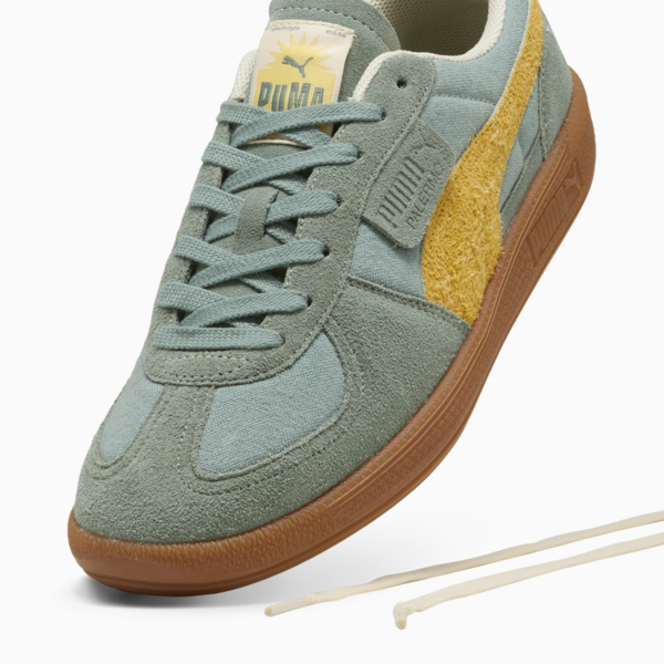 Palermo Weathered Sneakers Unisex, Green Moon-Sunny Yellow, large-MEX