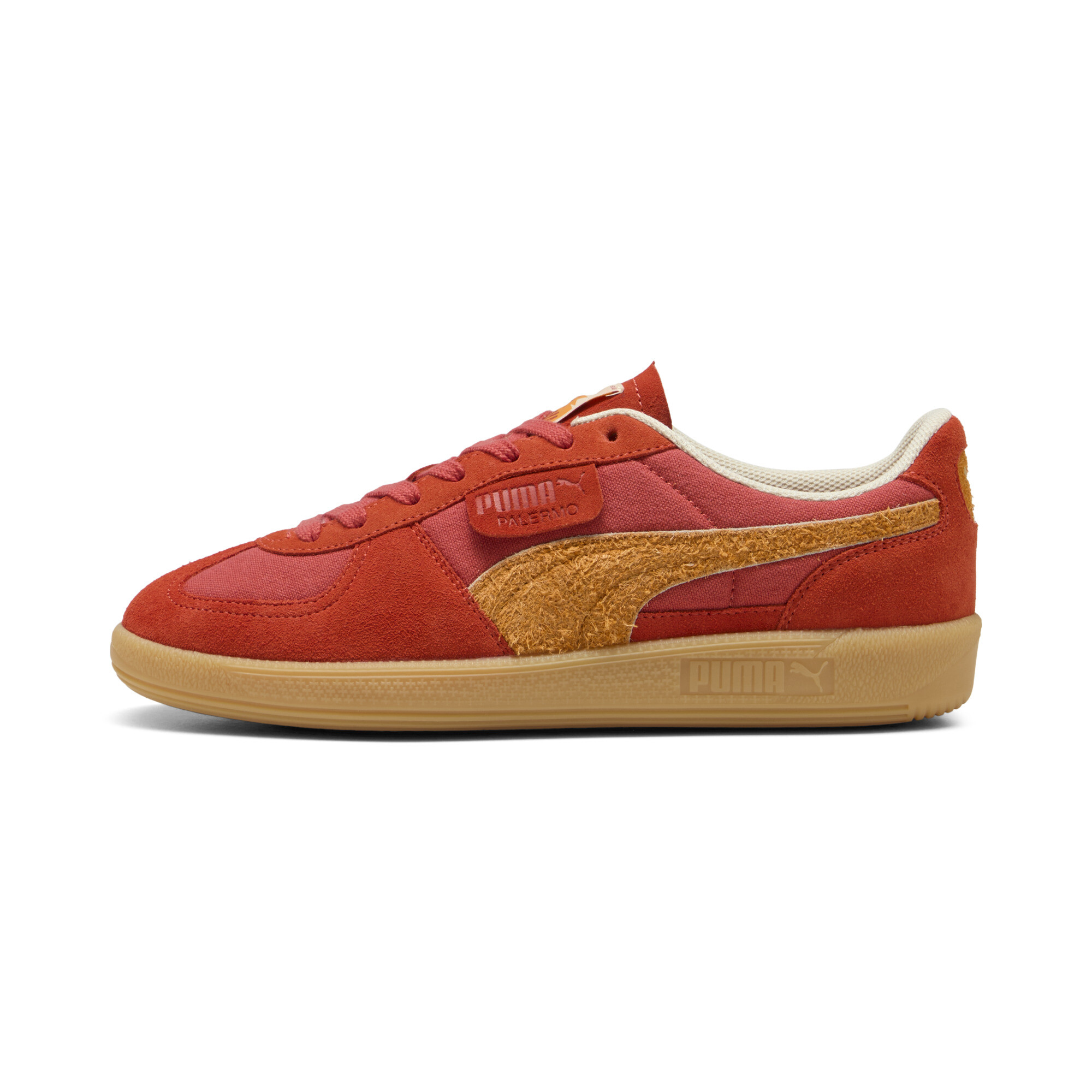 Puma Palermo Weathered Sneakers Unisex Schuhe | Mit Colorful | Red Fire/Dark Poppy | Größe: 39