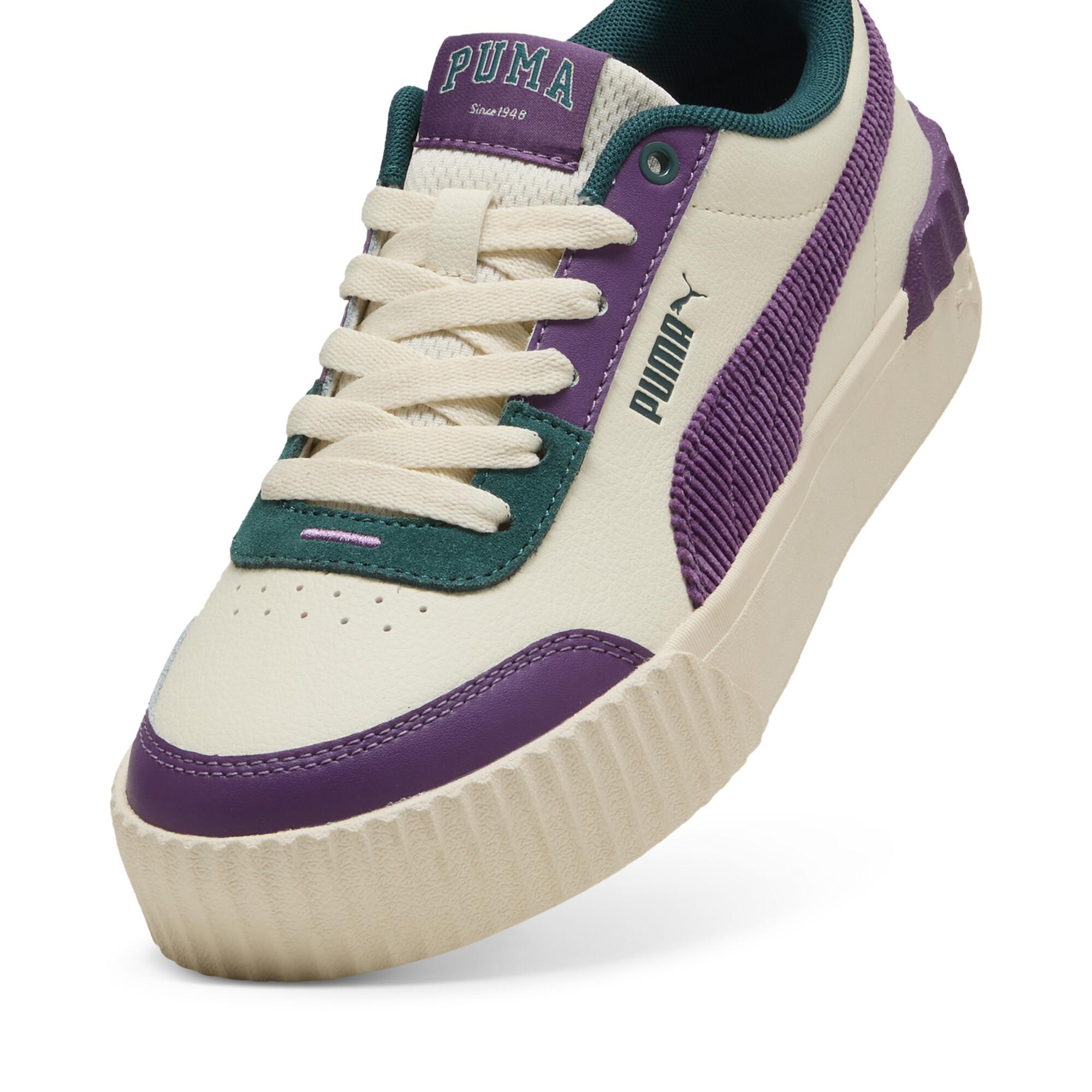 Carina Lift Varsity voor Dames, Groen/Rood/Bruin, Maat 42,5 | PUMA