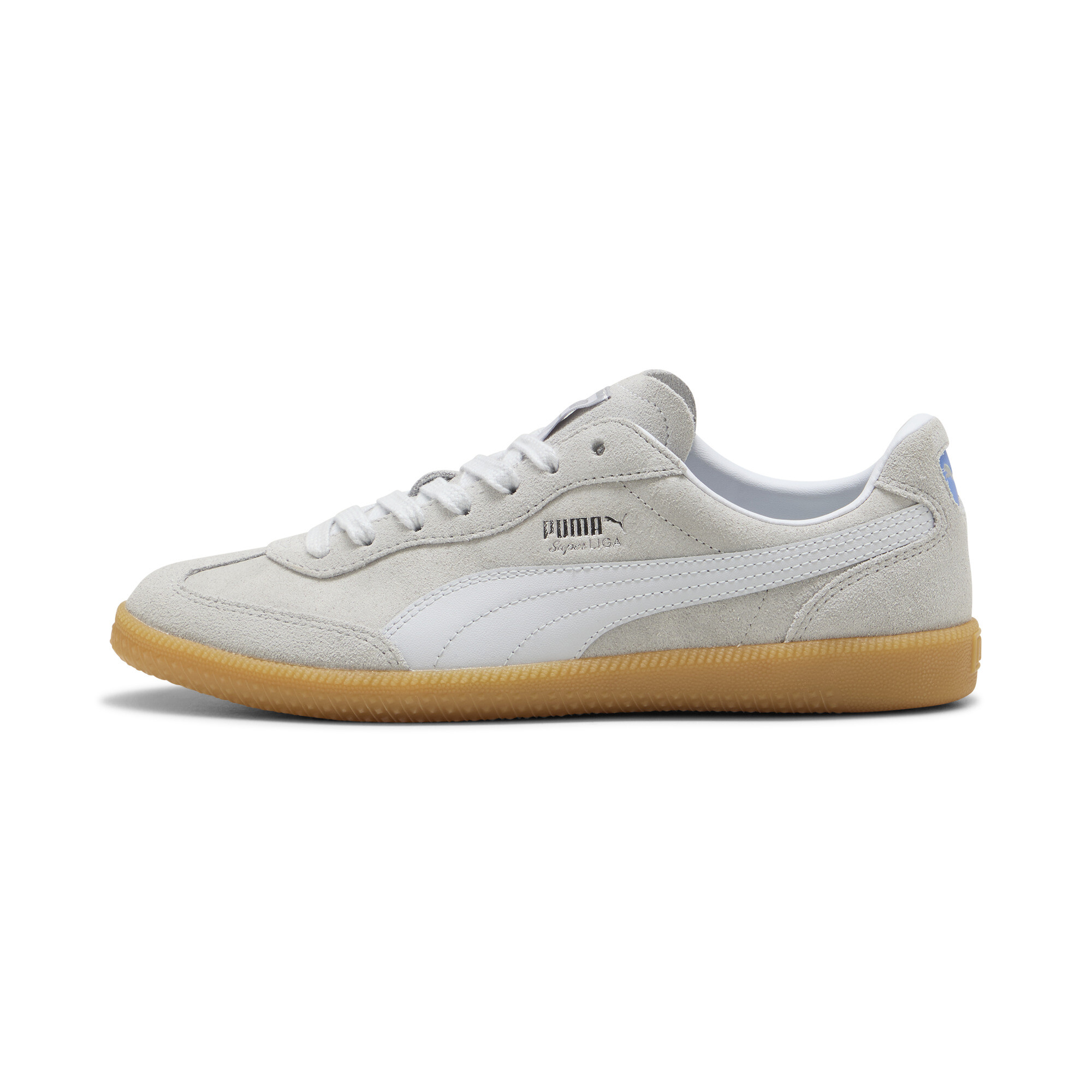 Puma Super Liga OG Retro Gurē Sneakers Unisex, Gray, Size 37, Shoes