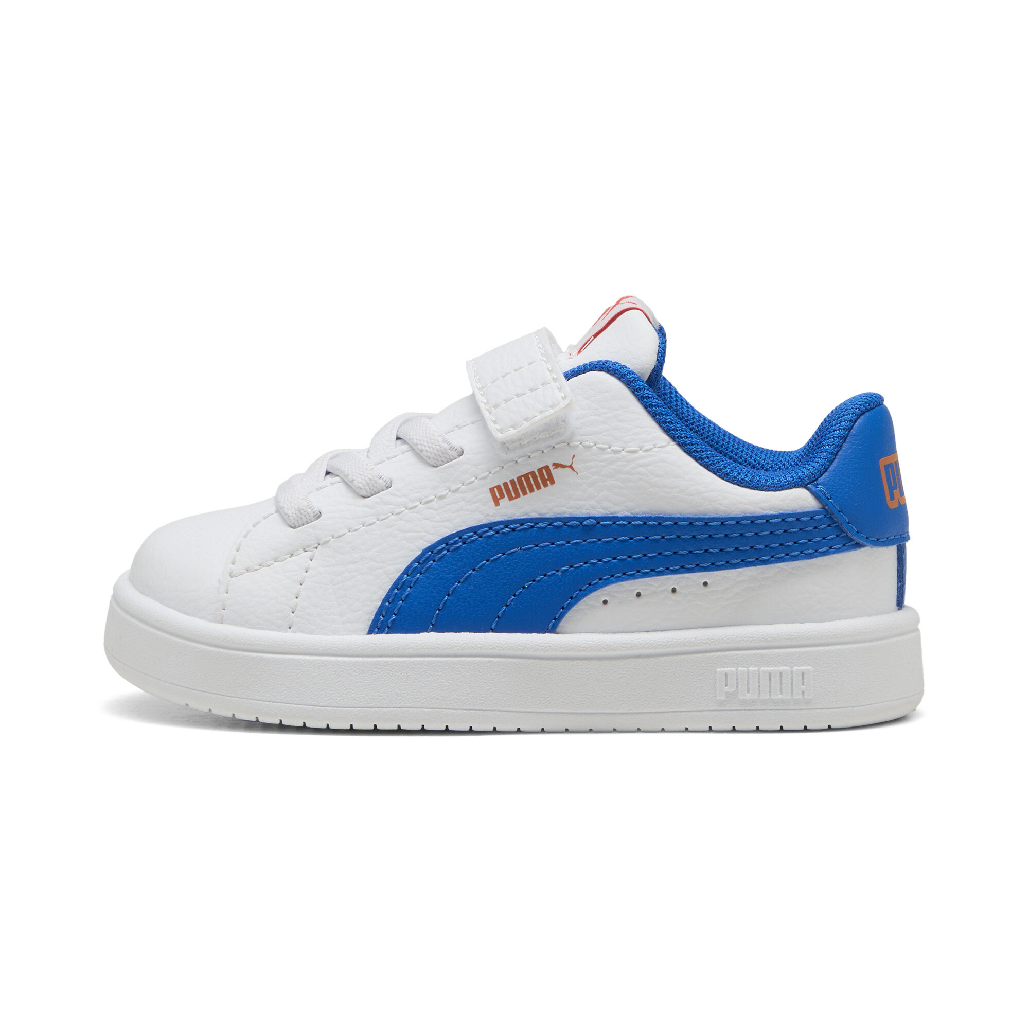 Puma Ballkid Sneakers Kleinkinder Schuhe | White/Royal/Maple Syrup | Größe: 27