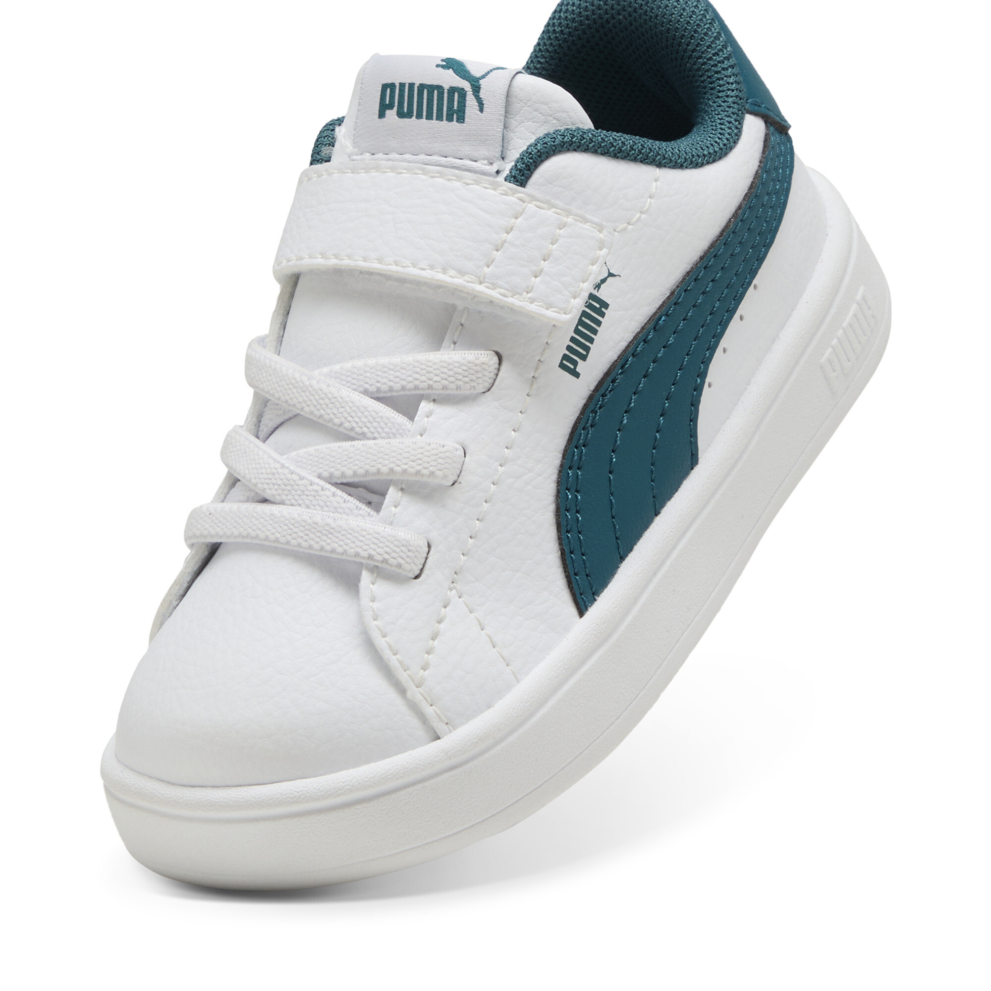 Puma Ballkid Sneakers Toddlers, White, Size 20, Shoes