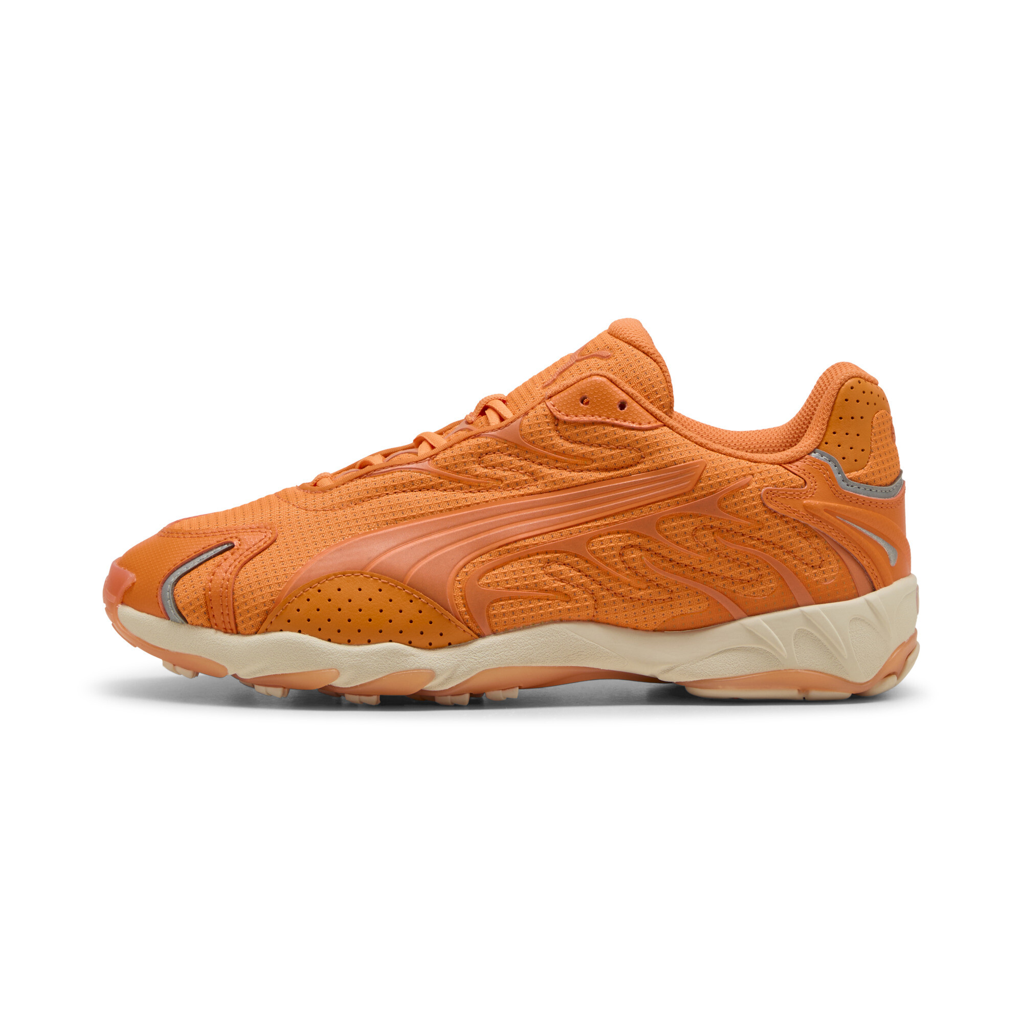 Puma Inhale Sneakers Unisex Schuhe | Mit Plain | Orange Glo/Alpine Snow | Größe: 42.5