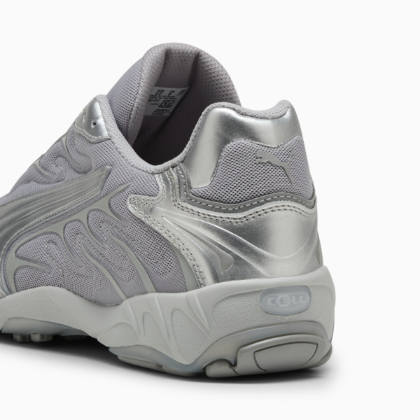 Inhale Metallic Sneakers Unisex, Glacial Gray- Team Silver, large-ZAF