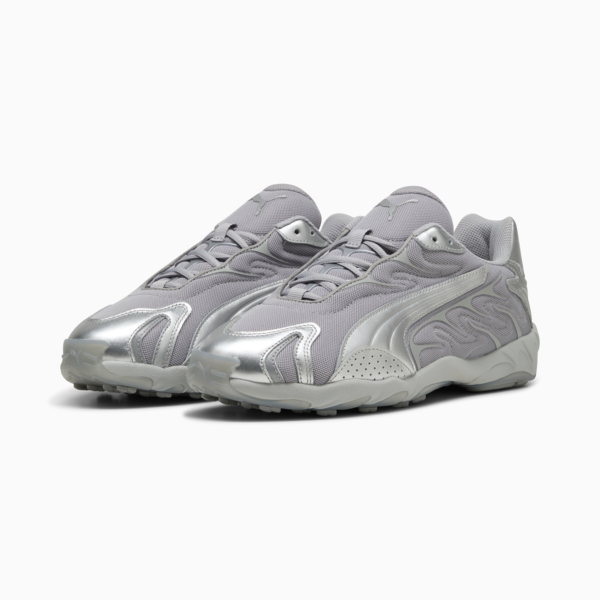 Tenis Inhale Metallic, Glacial Gray- Team Silver, large-MEX