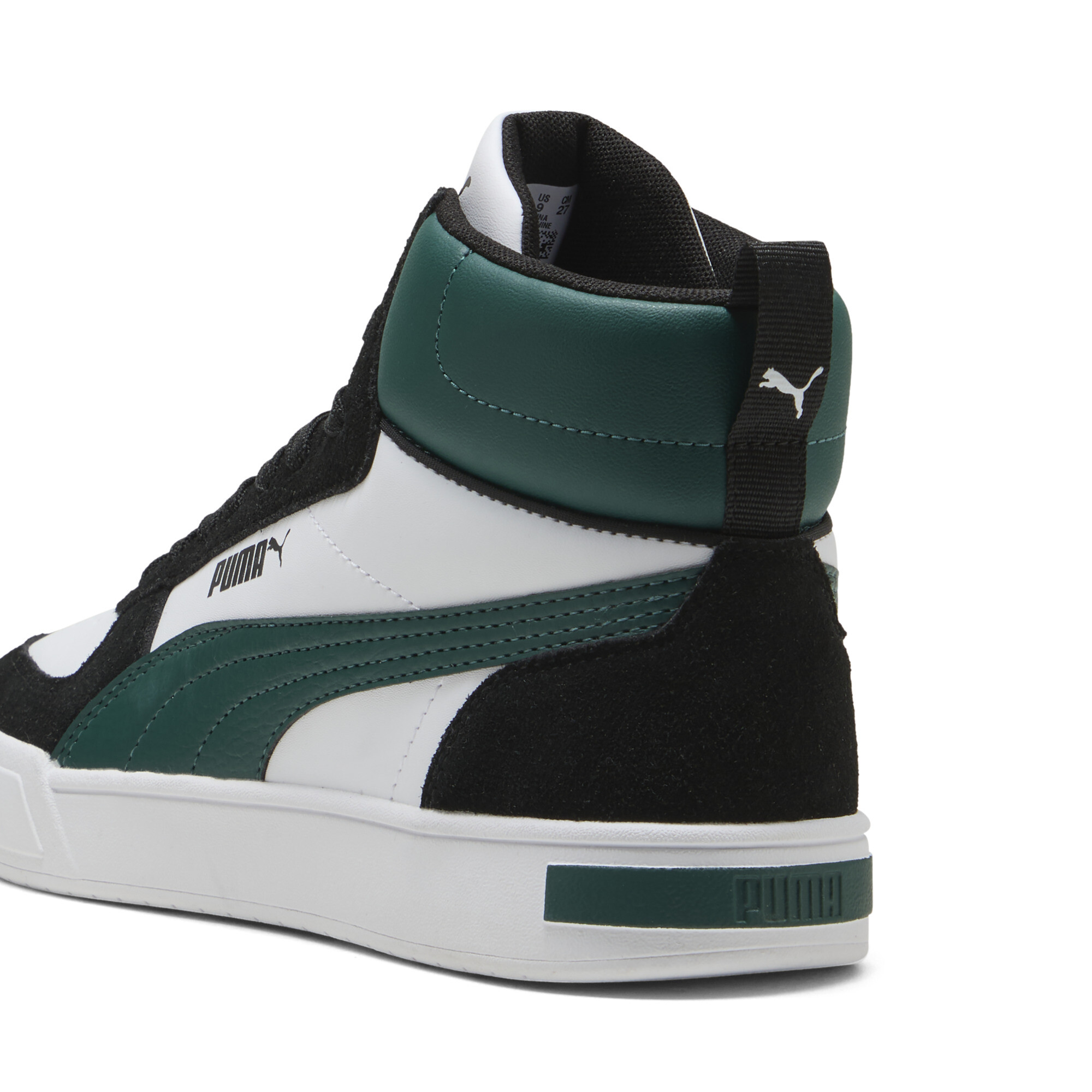 PUMA Caven Mid sneakers, Zwart/Wit, Maat 45 thumbnail 5