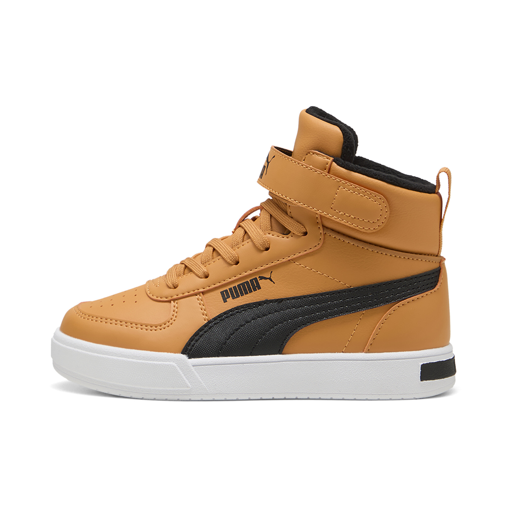 Puma Caven Mid Sneakers Kinder Schuhe | Desert Clay/Black | Größe: 35