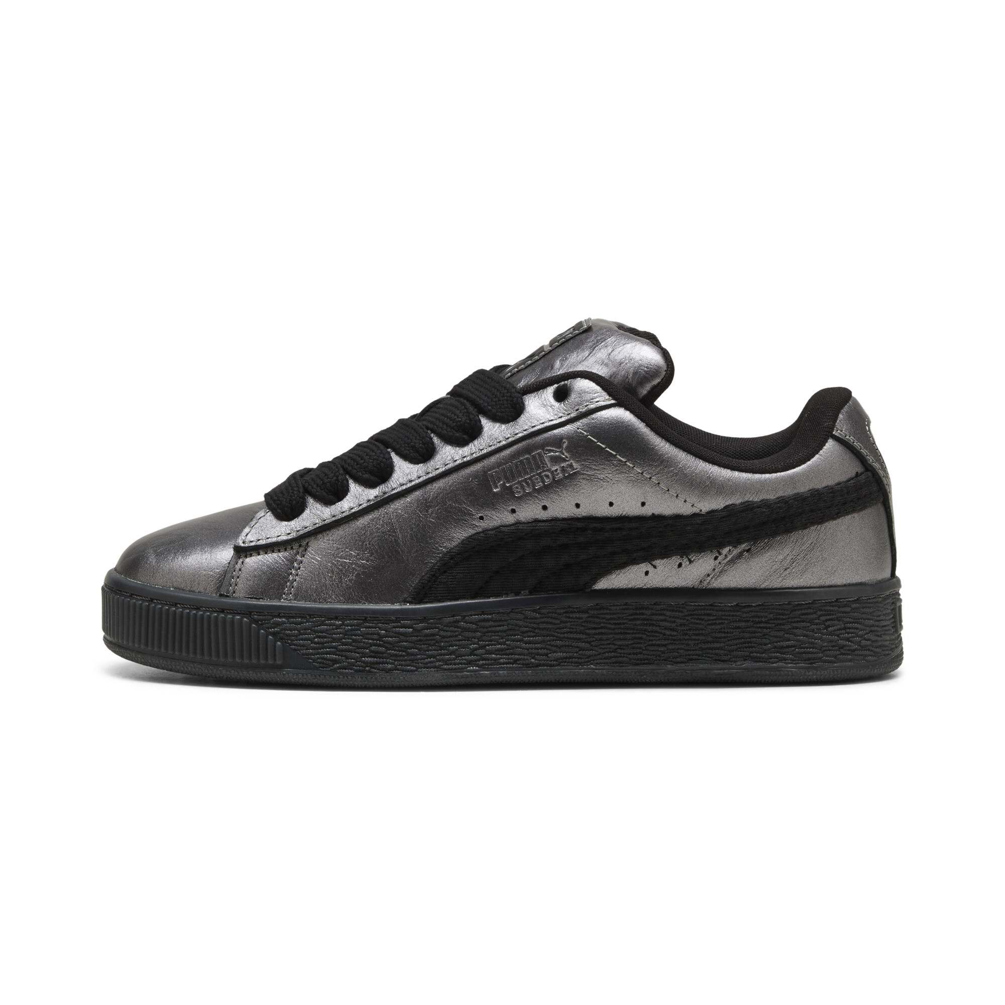 Puma Suede XL Galactic Sneakers Schuhe | Mit Plain | Black/Aged Silver | Größe: 40