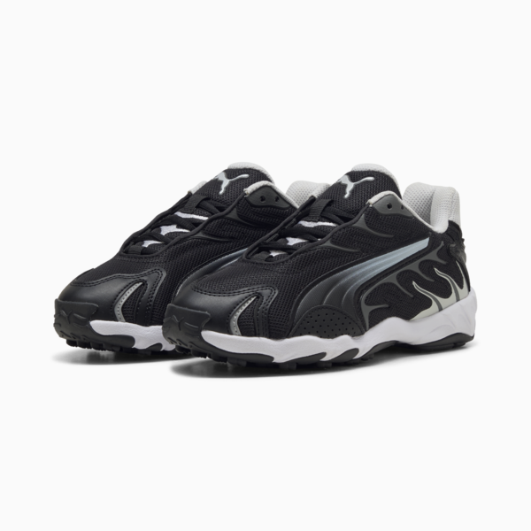 Inhale Core Sneakers Youth, PUMA Black-PUMA Silver, large-ZAF