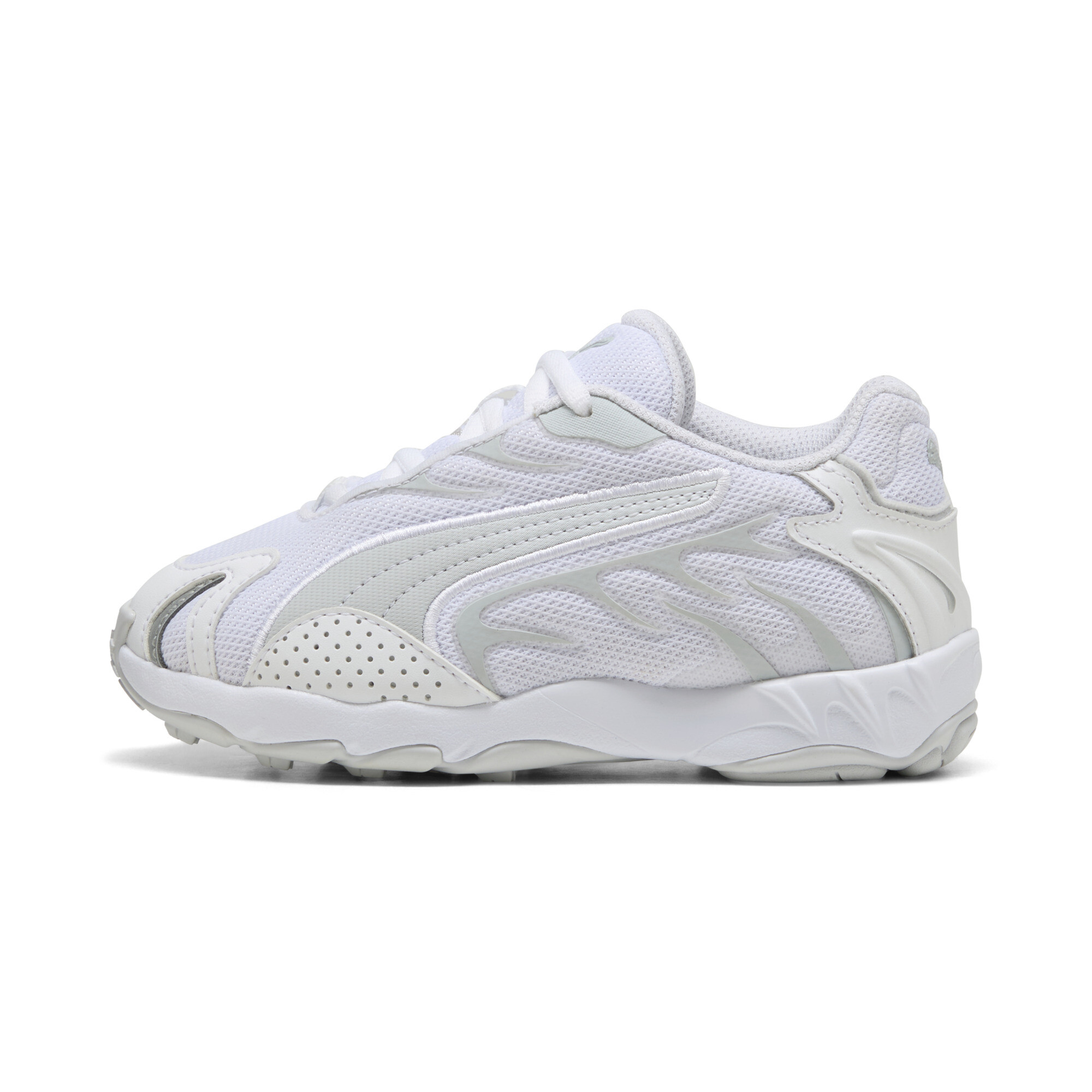 Puma Inhale Core Sneakers Kinder Schuhe | White/Feather Gray | Größe: 30