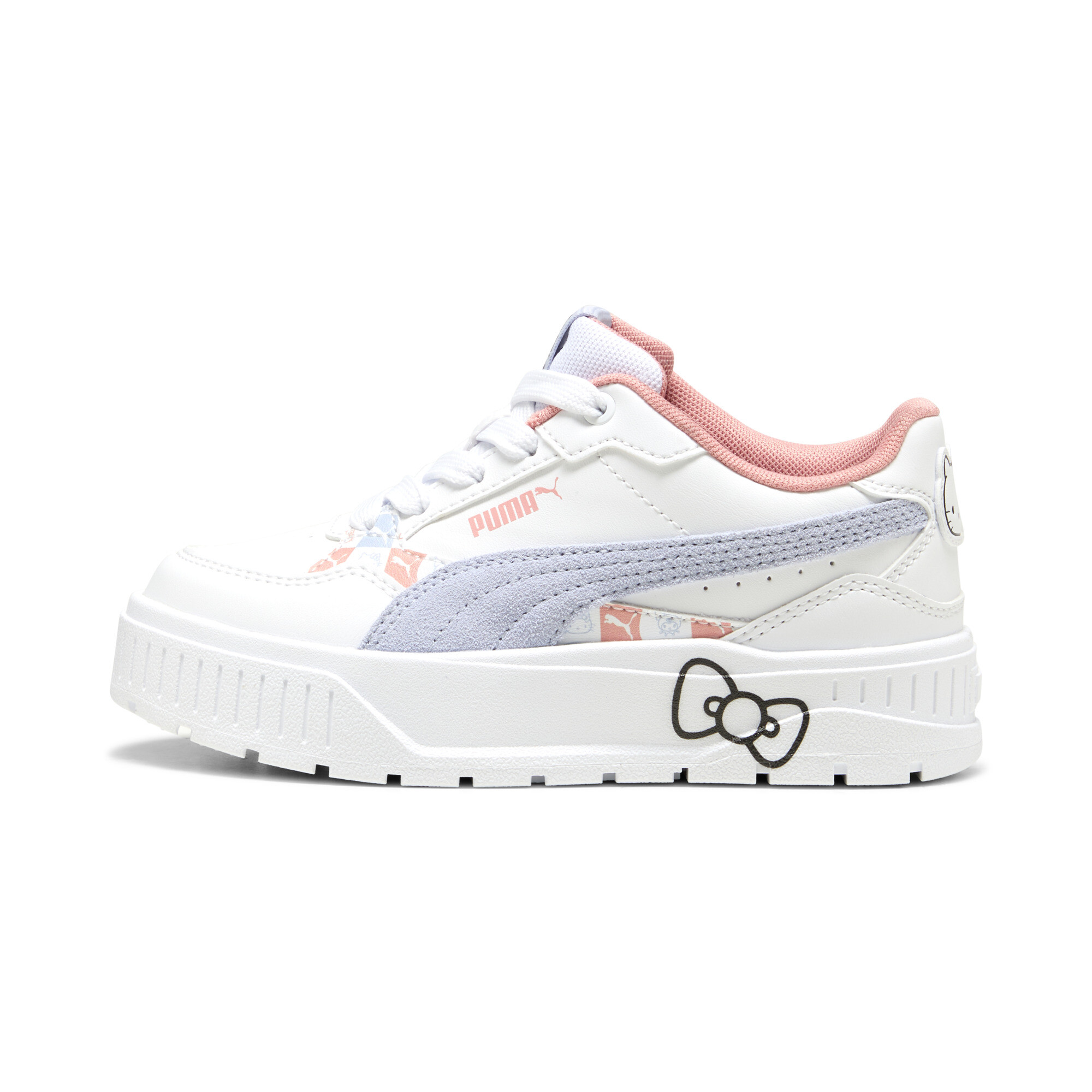 Puma x HELLO KITTY AND FRIENDS Karmen II IDOL Sneakers Kinder Schuhe | White/Cool Weather/Pink Fruit | Größe: 31