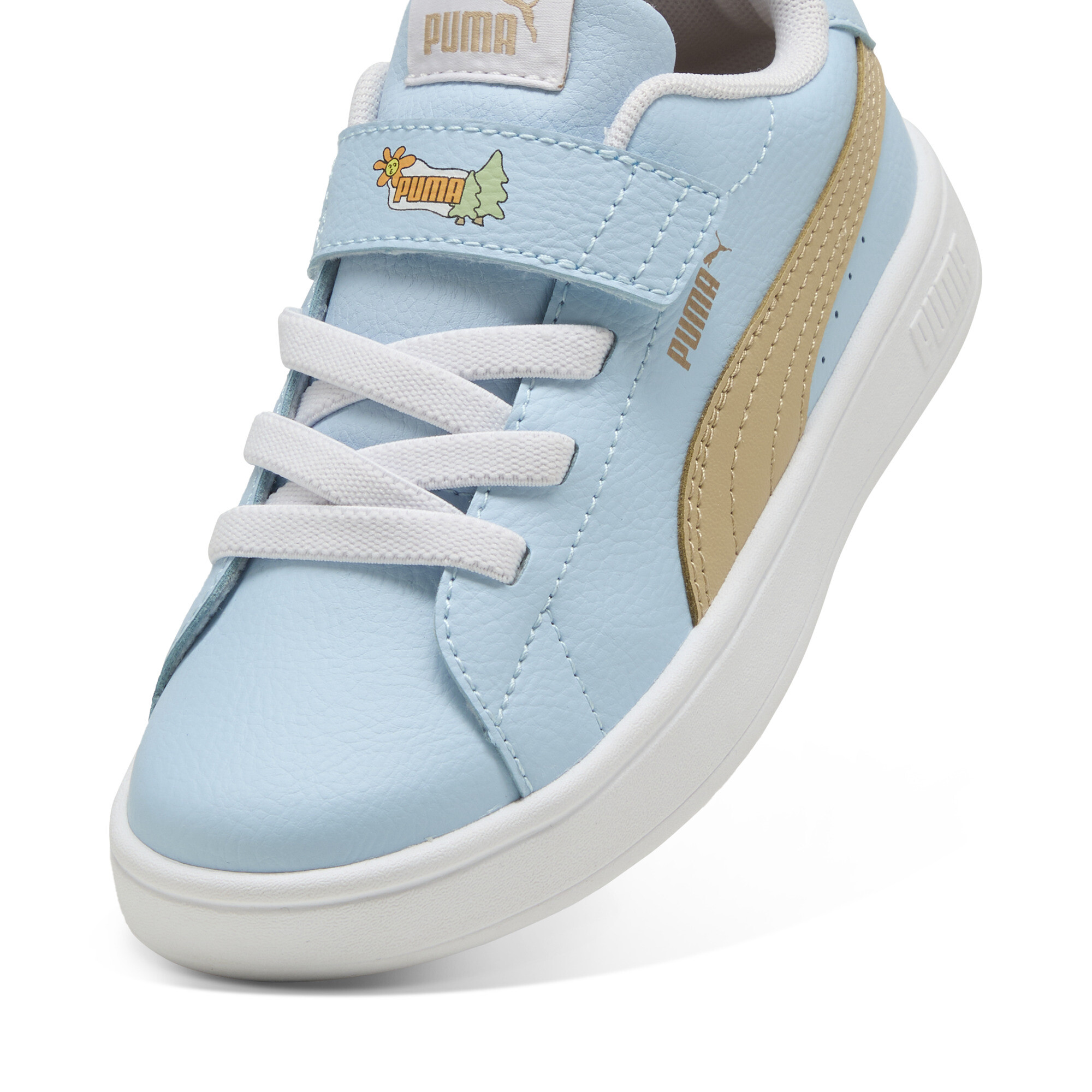 Puma Ballkid Woodland Sneakers Kids, Blue, Size 29, Shoes