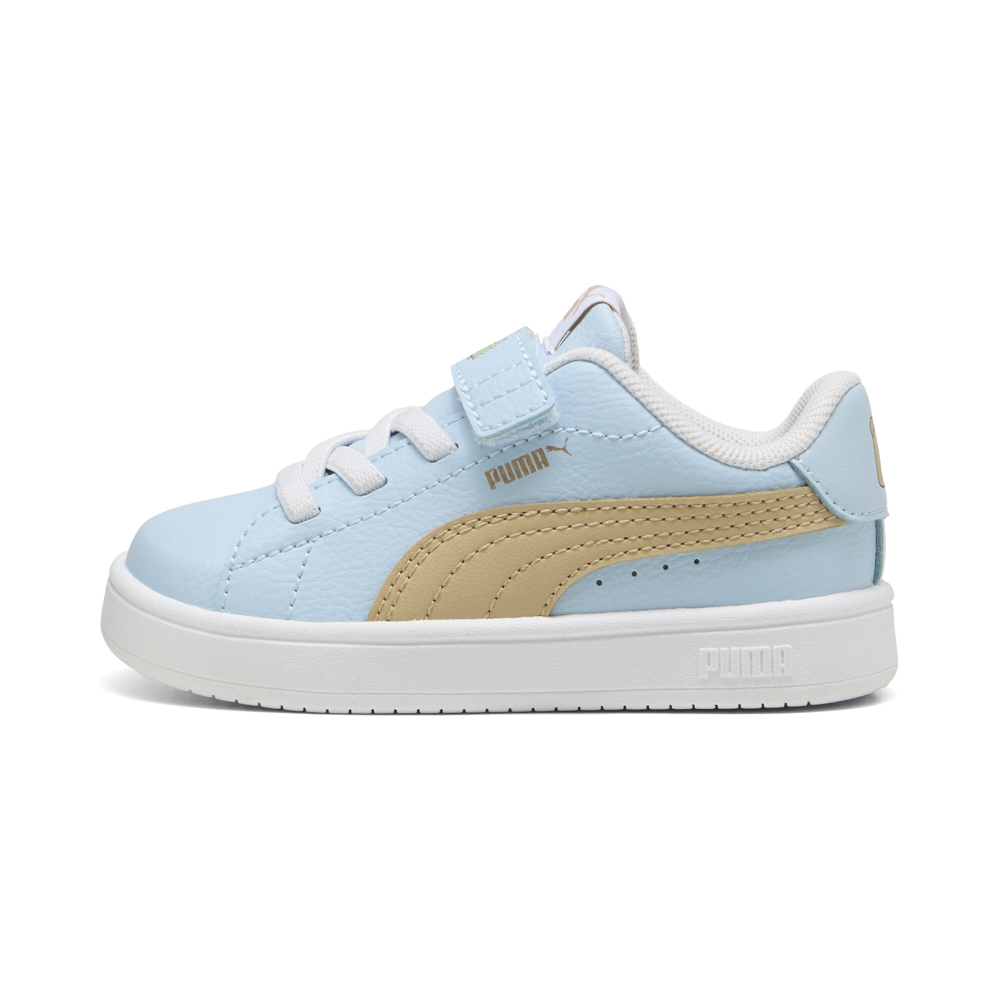 Puma Ballkid Woodland Sneakers Kleinkinder Schuhe | Silver Sky/Sand Dune/Gold | Größe: 24