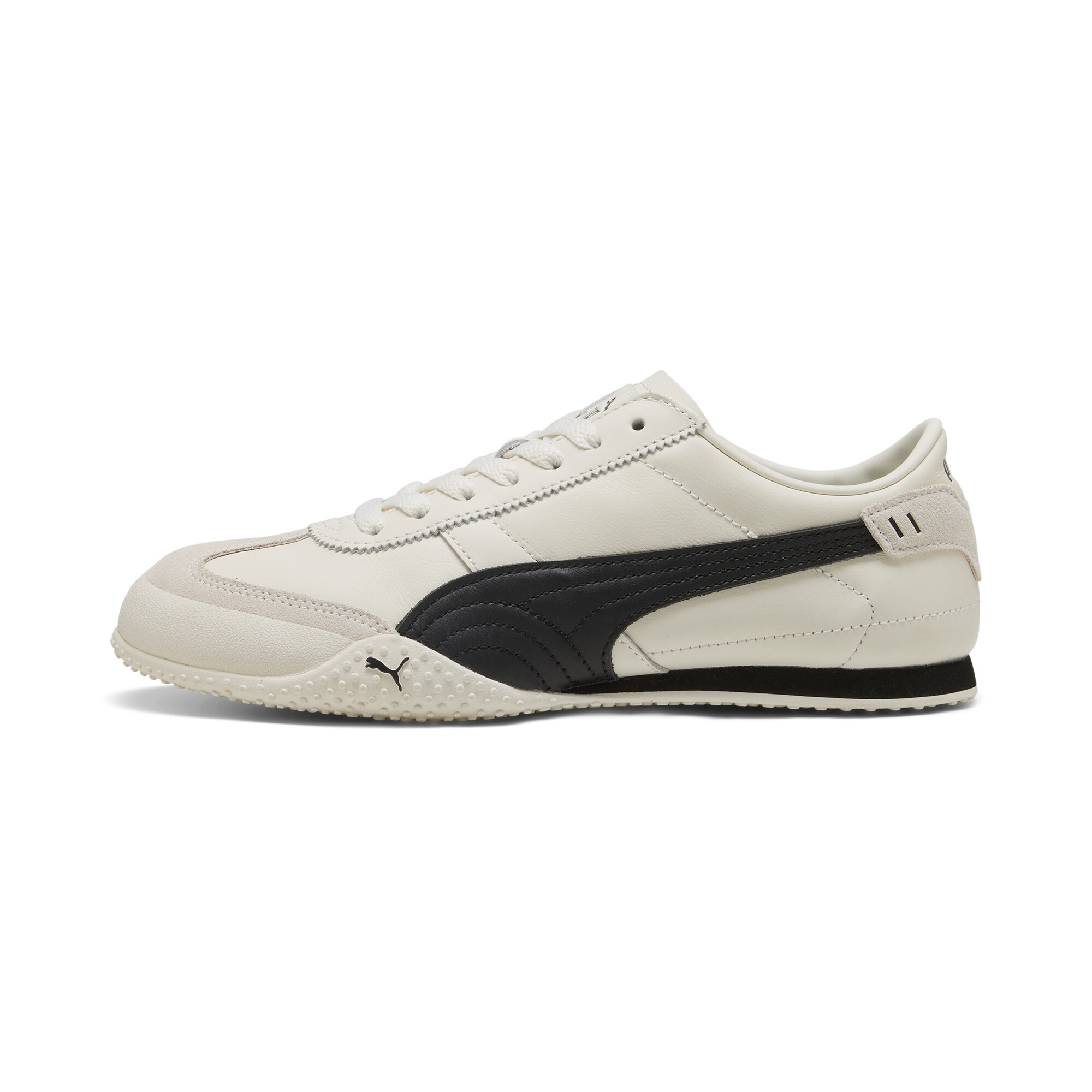 Puma Bella Leather Sneakers Damen Schuhe | Warm White/Black | Größe: 43