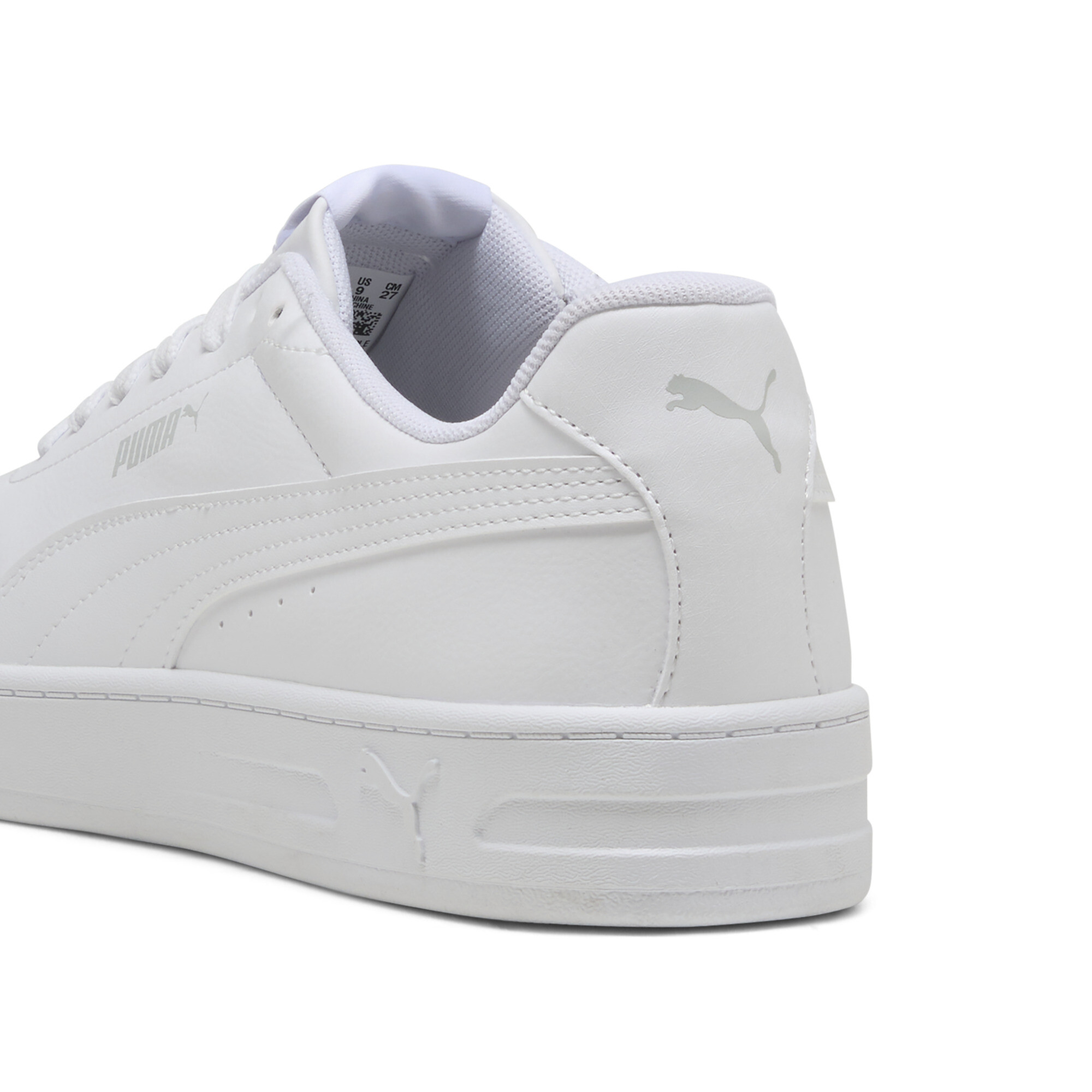 PUMA Court Classic Clean sneakers, Grijs/Wit, Maat 37 thumbnail 5