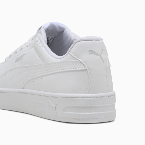 Court Classic Clean Sneakers Unisex, PUMA White-Cool Light Gray, large-ZAF