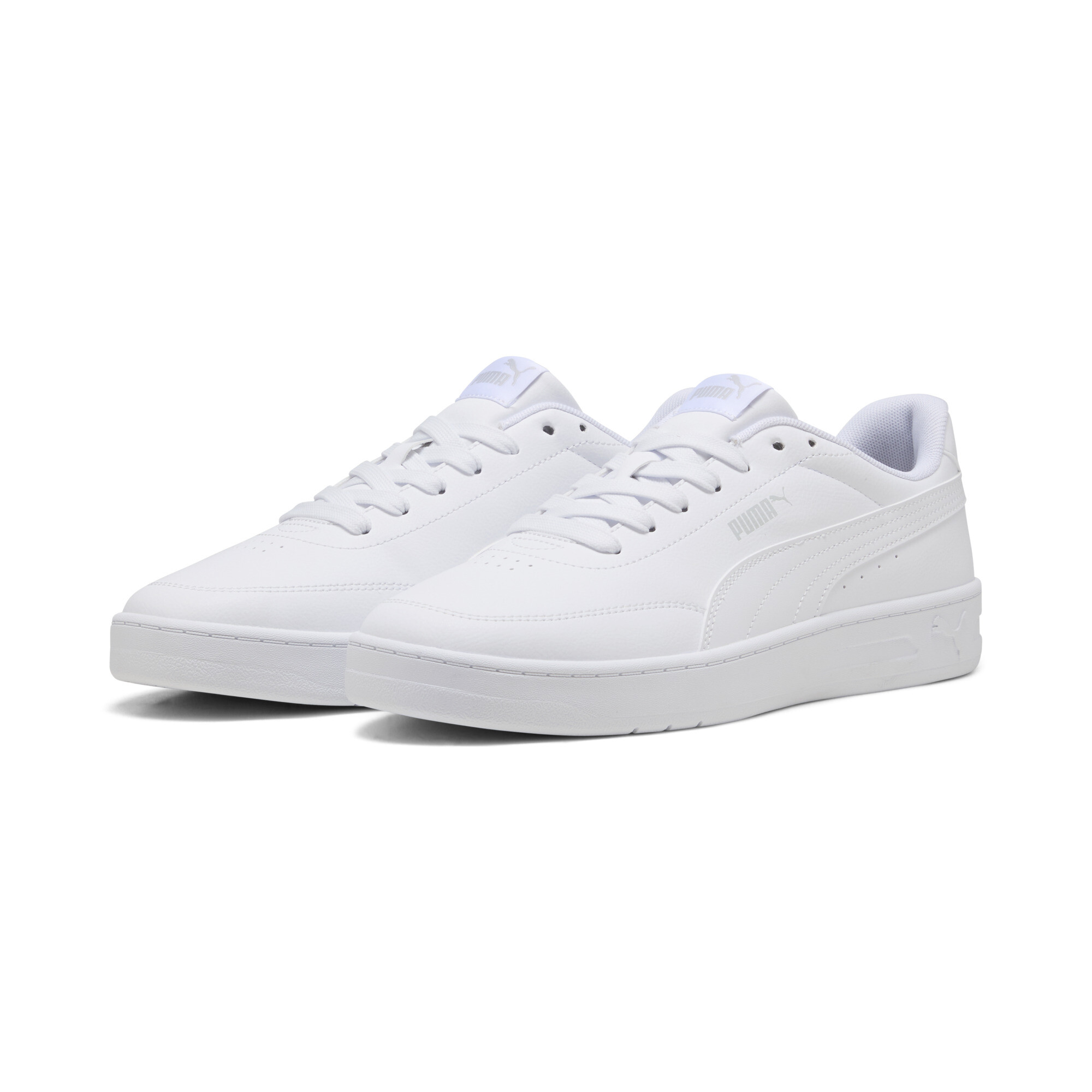 PUMA Court Classic Clean sneakers, Grijs/Wit, Maat 37 thumbnail 6