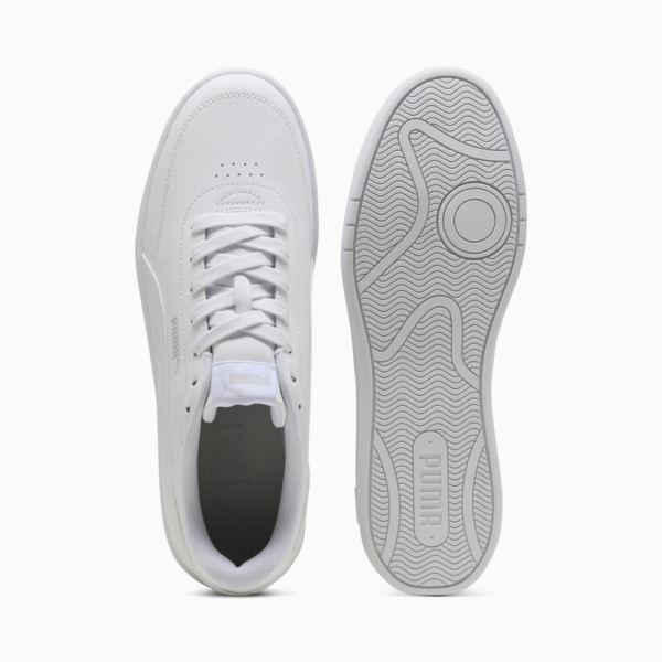 Court Classic Clean Sneakers Unisex, PUMA White-Cool Light Gray, large-ZAF