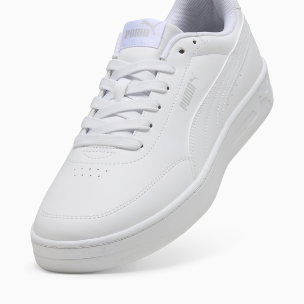Court Classic Clean Sneakers Unisex, PUMA White-Cool Light Gray, large-ZAF