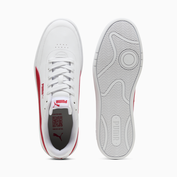Tenis Court Classic Vulc, PUMA White-For All Time Red, large-MEX