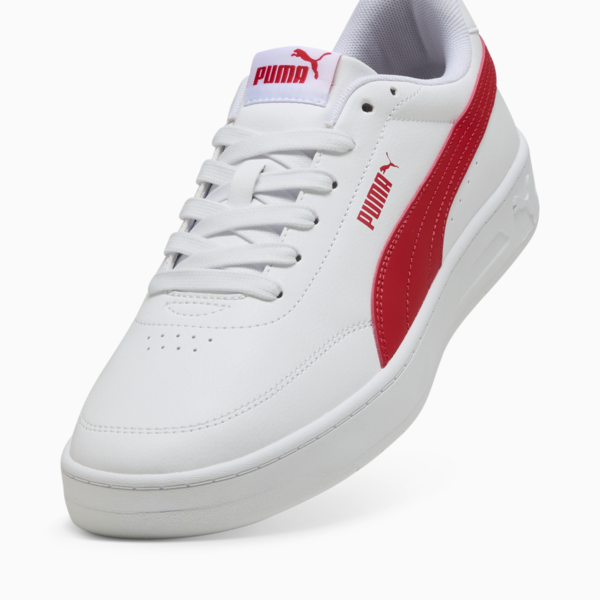 Tenis Court Classic Vulc, PUMA White-For All Time Red, large-MEX