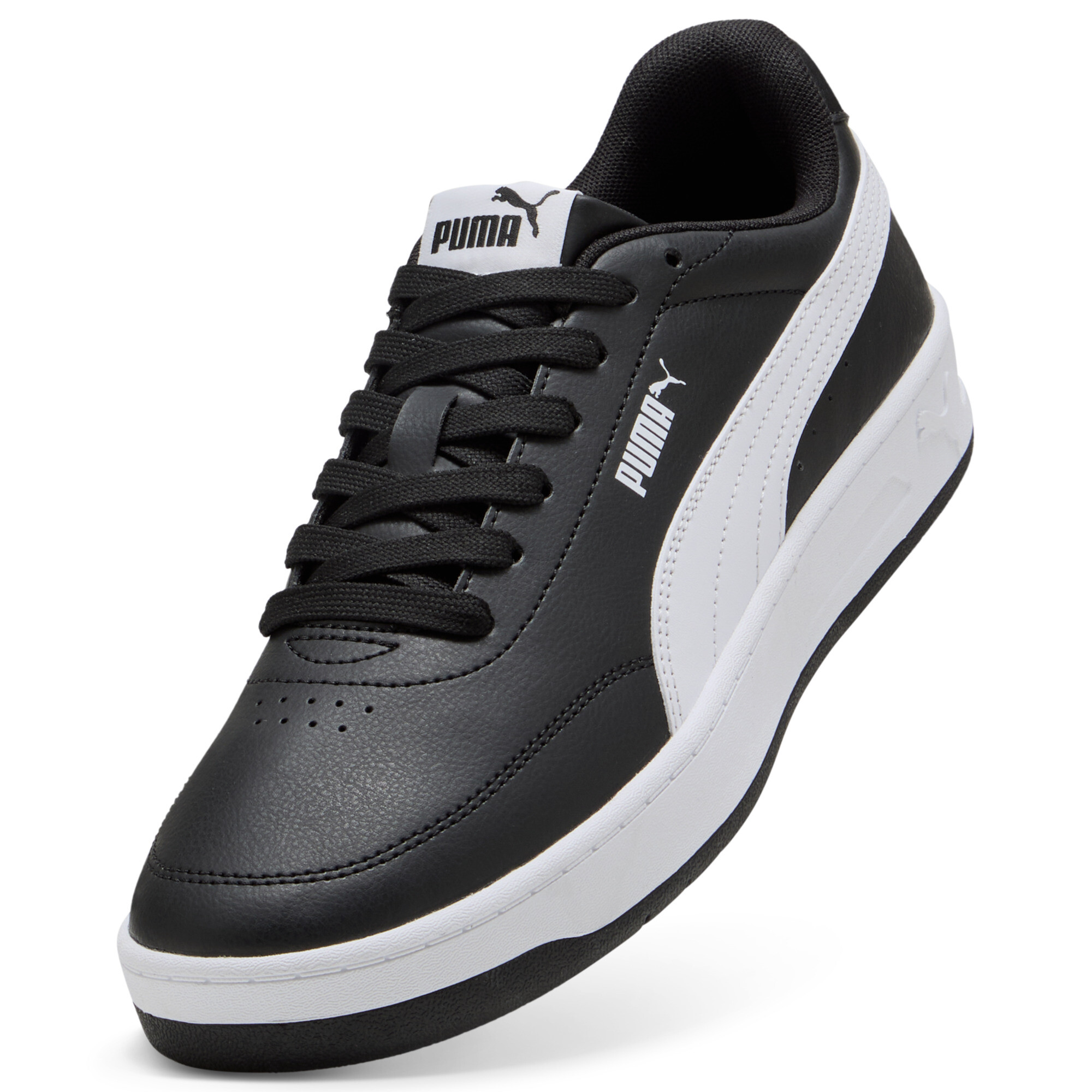 PUMA Court Classic Clean sneakers, Zwart/Wit, Maat 40,5 thumbnail 2