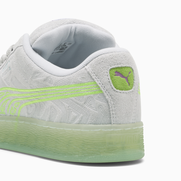 Suede XL Alien Sneakers, Silver Mist-Peaceful Blue, large-MEX