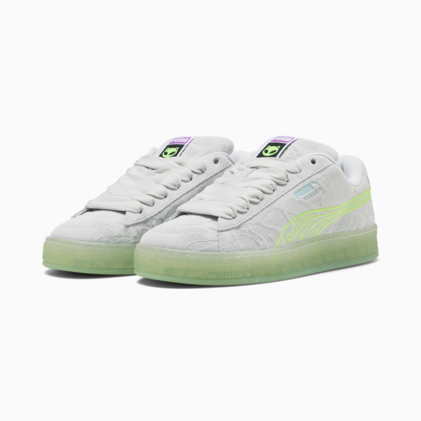 Suede XL Alien Sneakers, Silver Mist-Peaceful Blue, large-MEX