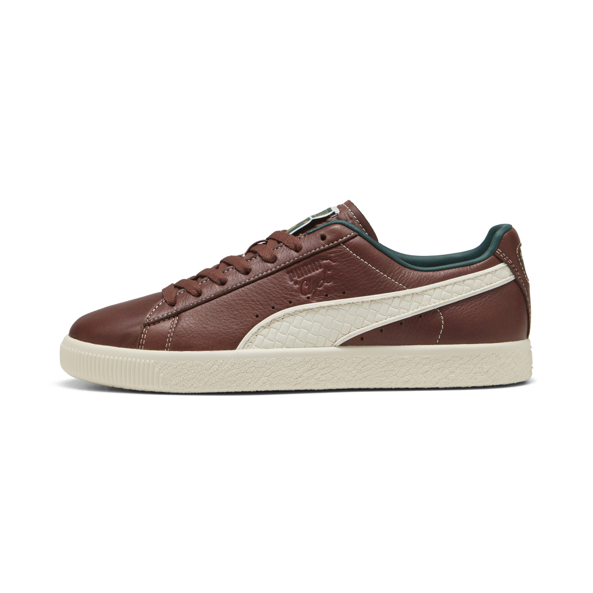 Puma PALAIS ARTISAN Clyde Sneakers Unisex Schuhe | Mit Plain | Chocotart/Frosted Ivory | Größe: 44.5