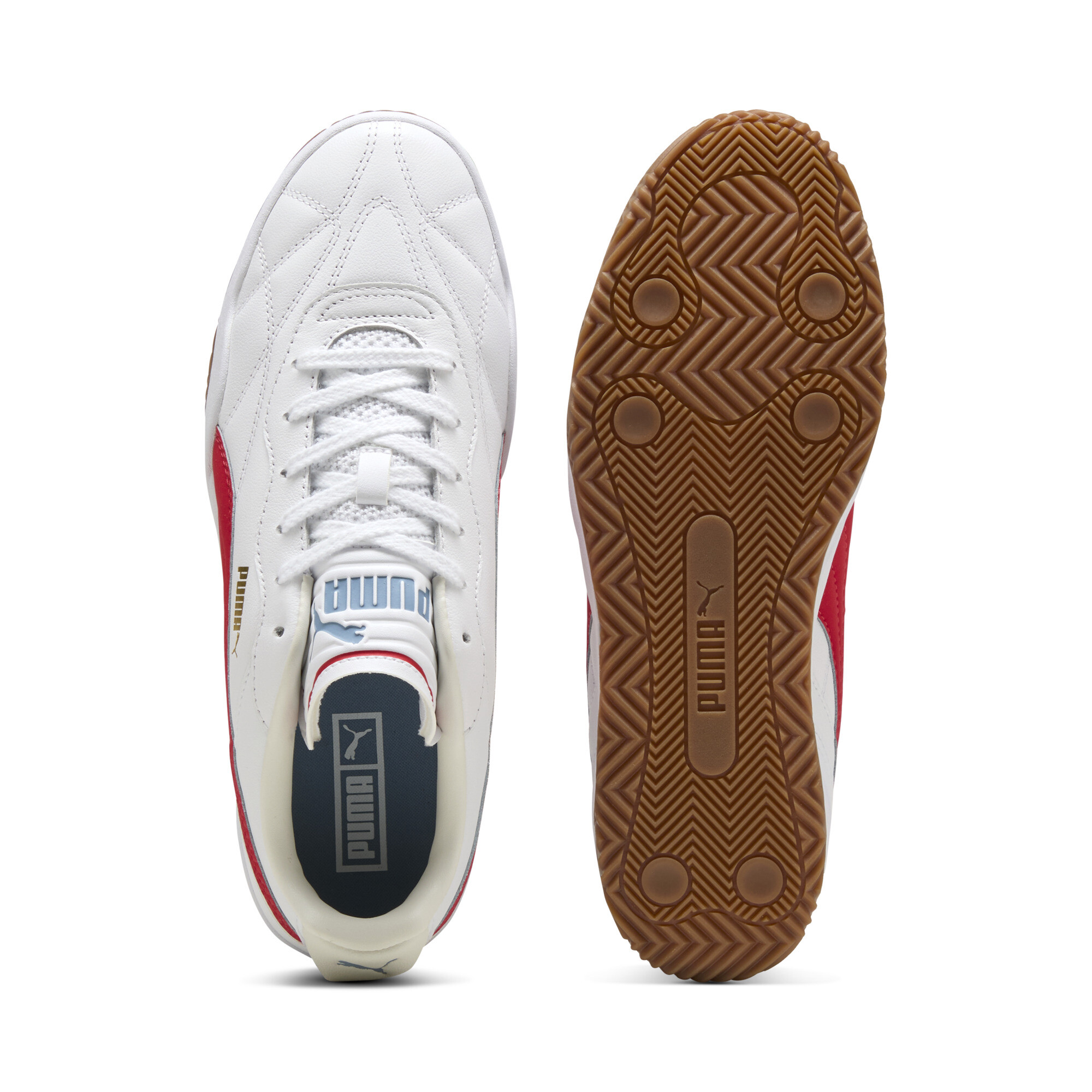 PUMA Tifosi Lux sneakers, Rood/Wit, Maat 40,5 thumbnail 4