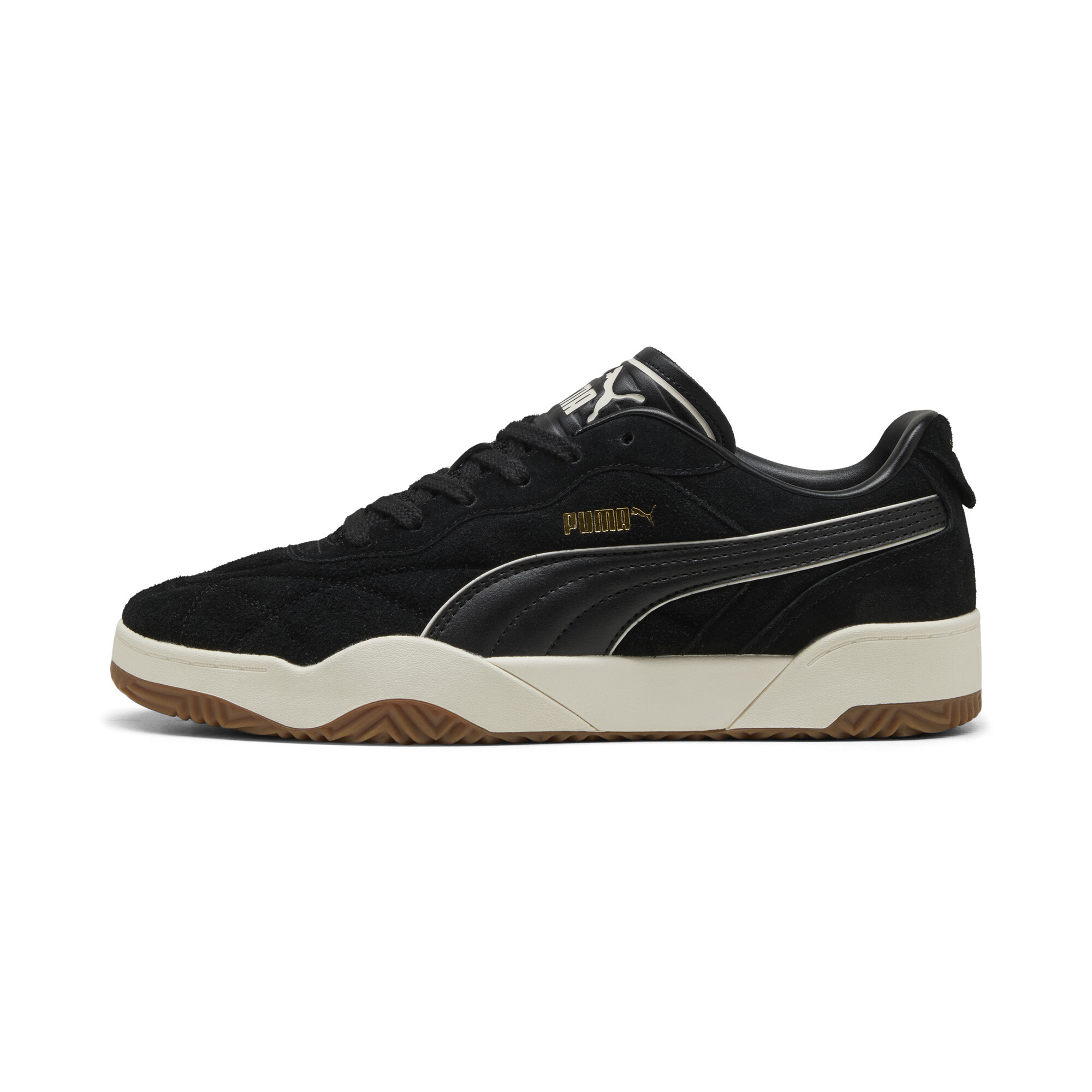 Puma Tifosi Lux Sneakers Schuhe | Mit Plain | Black/Warm White/Gum | Größe: 42